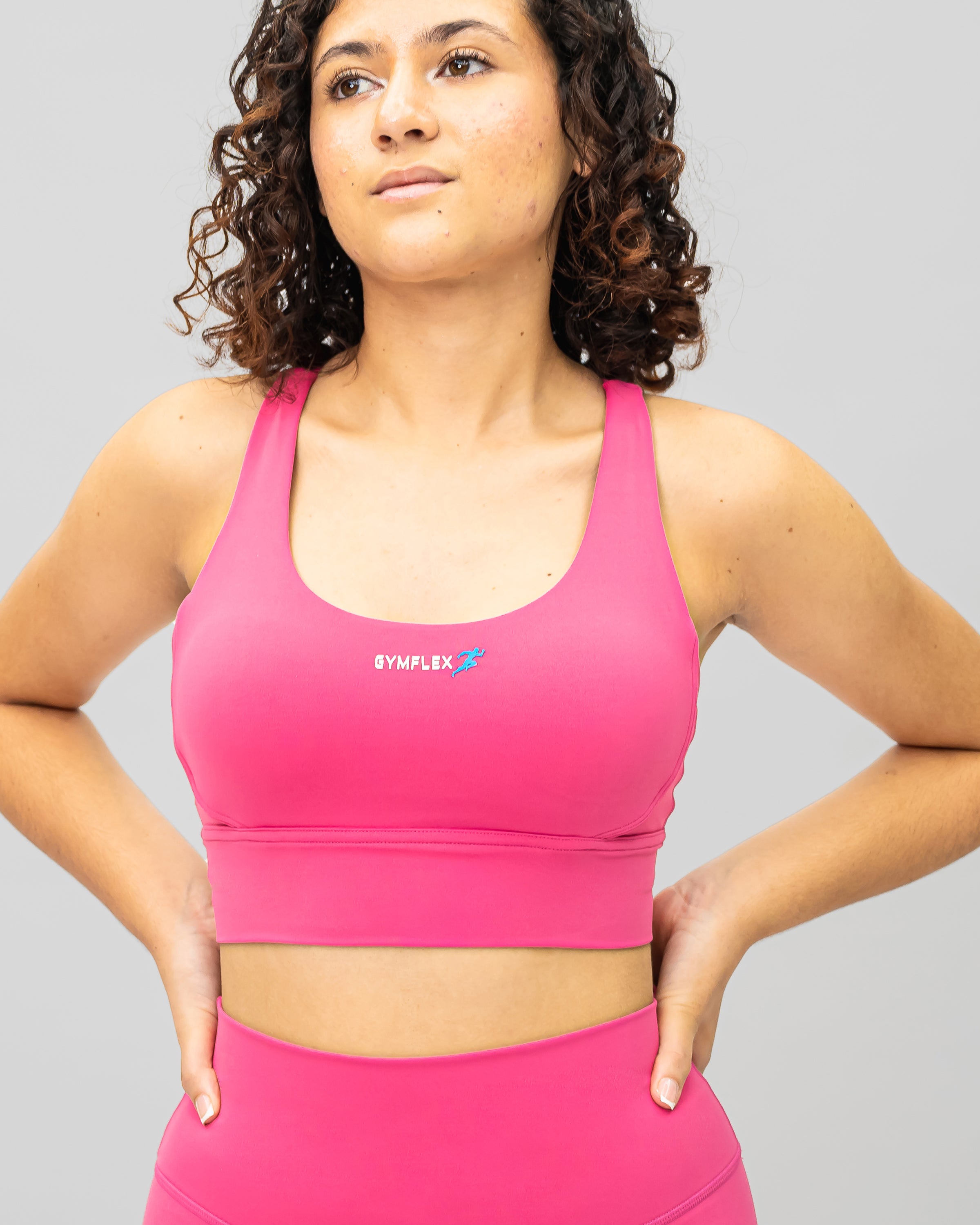 Nova Sports Bra - Deep pink