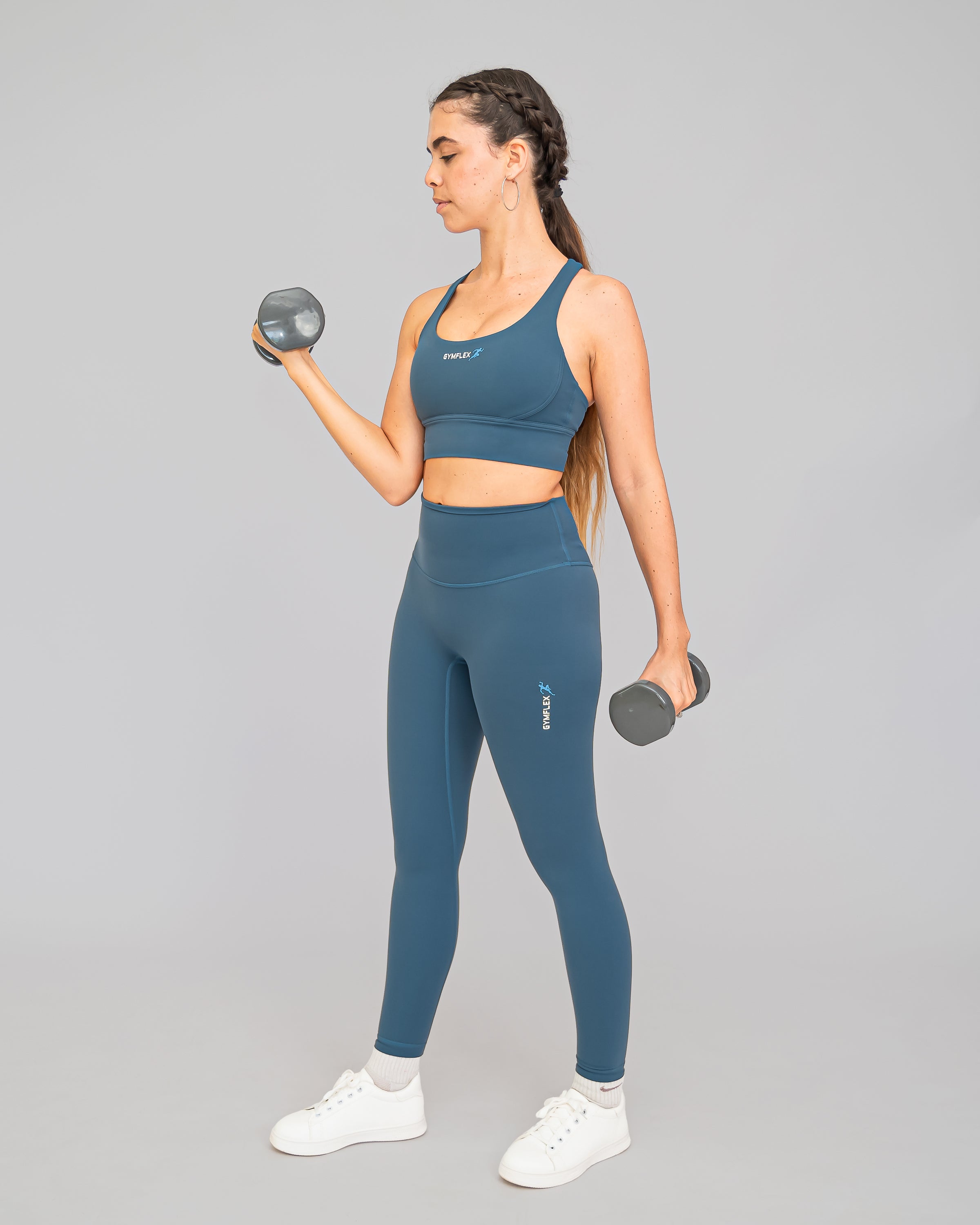 Nova Sports bra - Dark jade blue