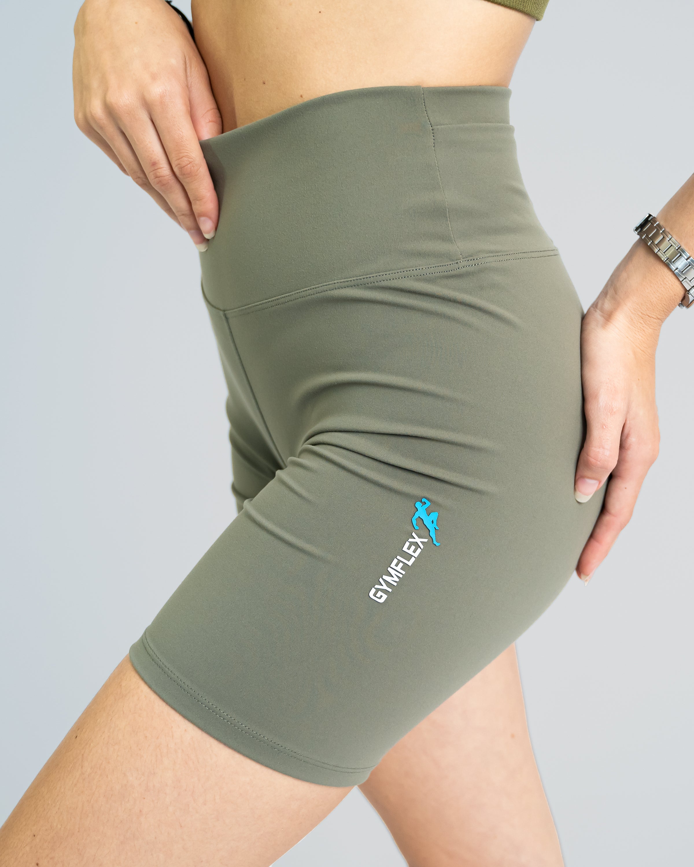 Yoga Shorts - Fern Green