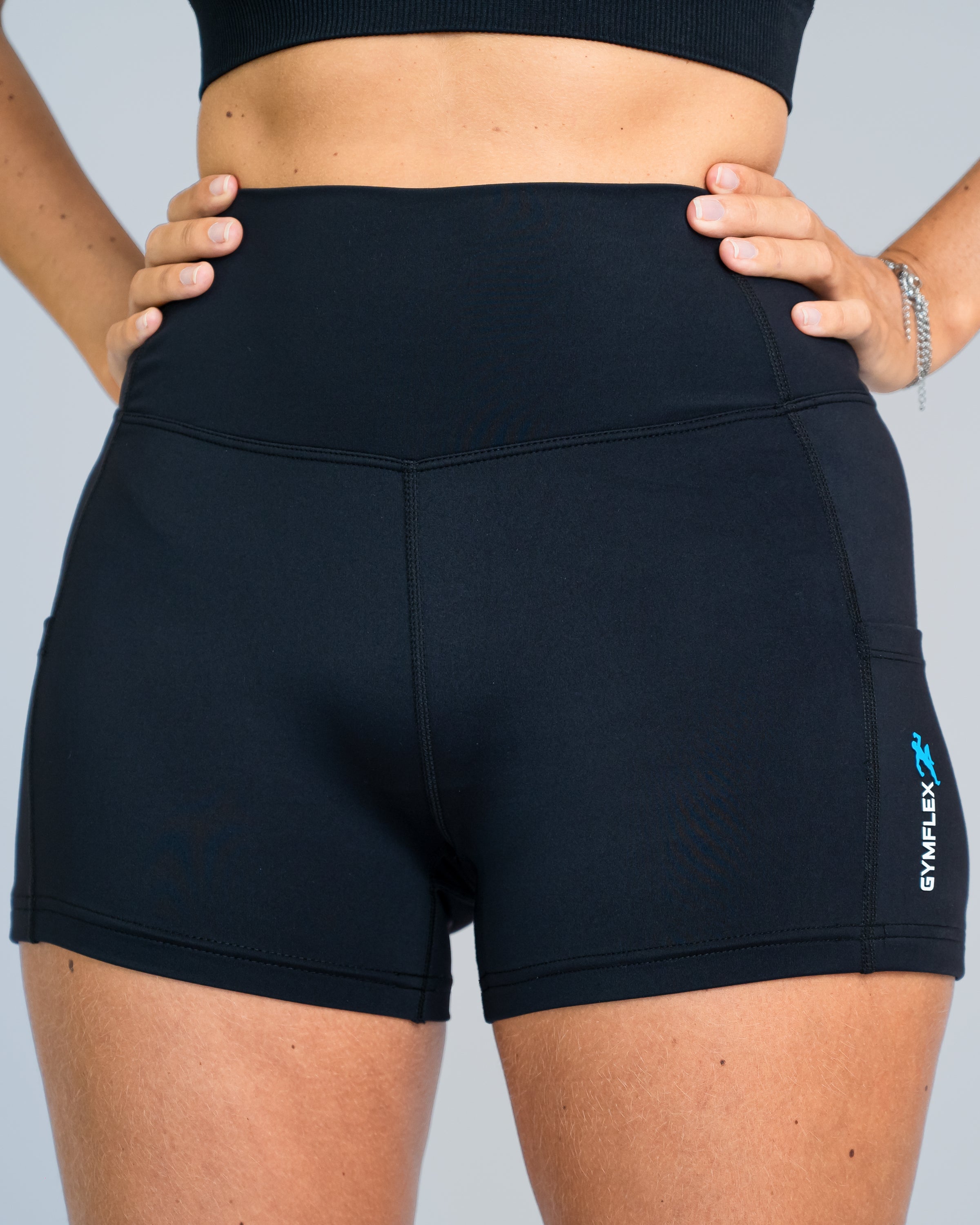 Yoga Training Shorts - Black