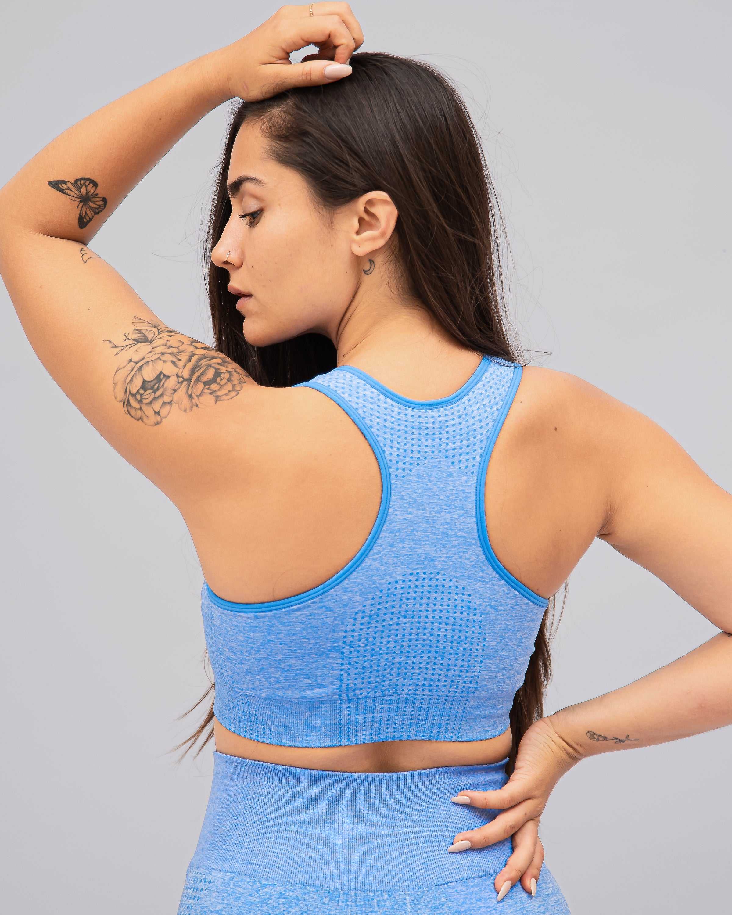Active Baby Blue Sports Bra