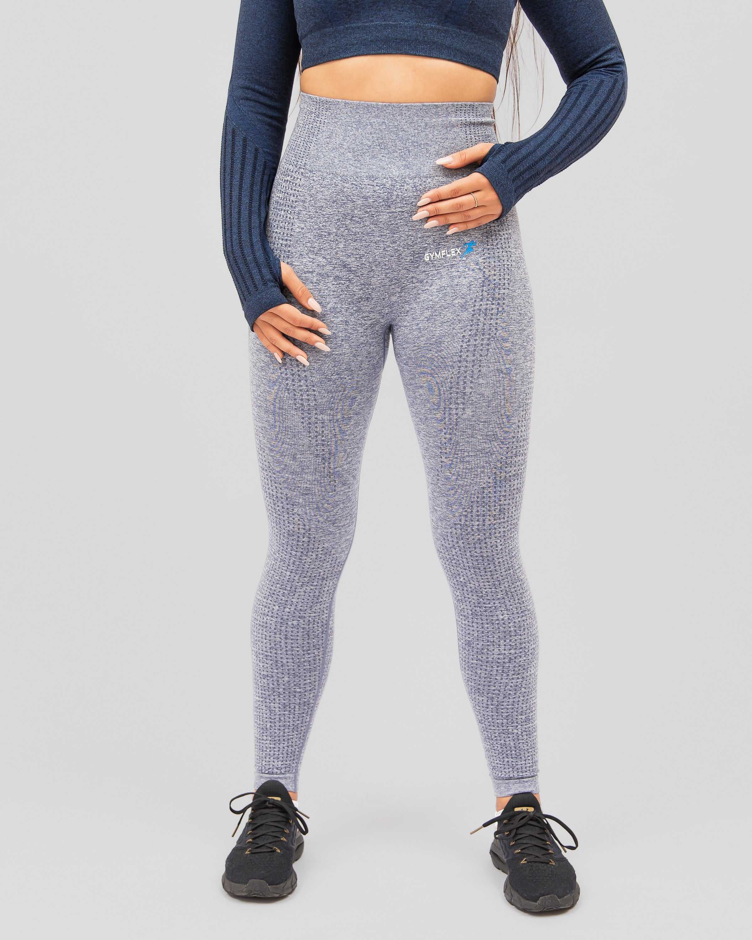 Active Marl Grey Seamless Leggings