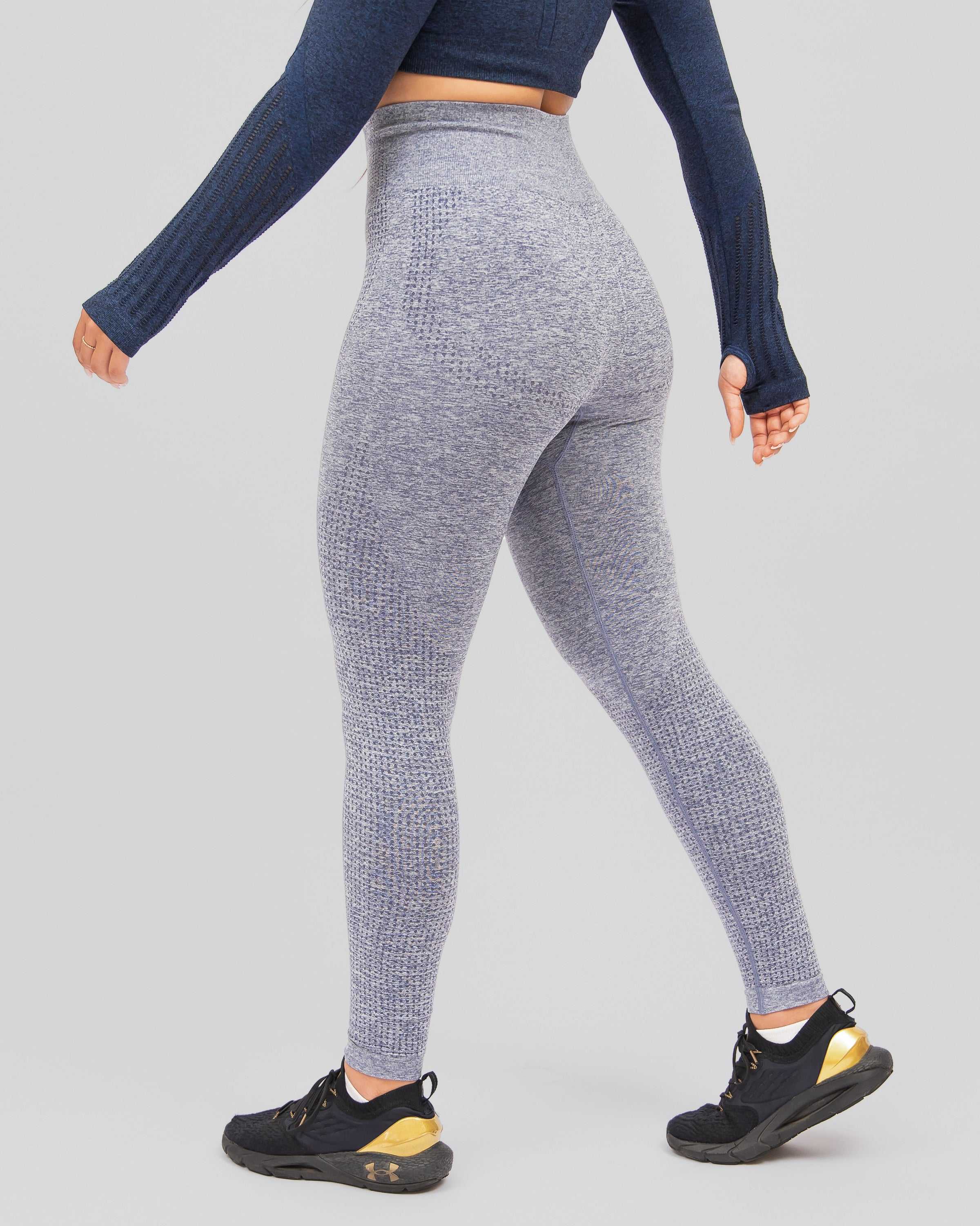 Active Marl Grey Seamless Leggings