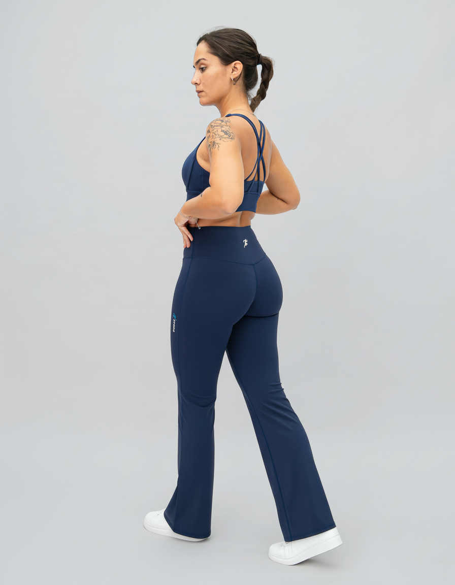 Nova Flare Leggings - Navy
