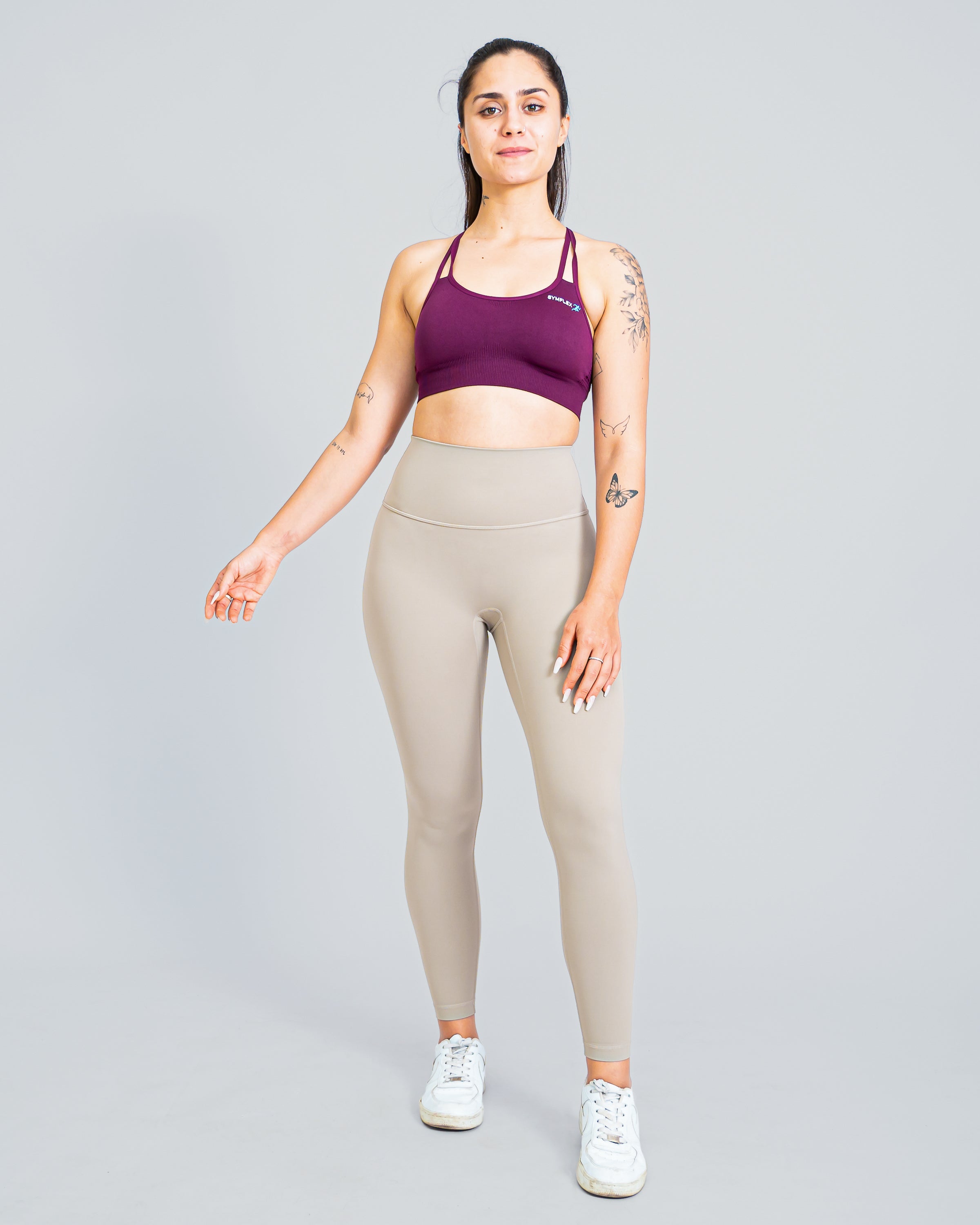 Flex Strappy Grenat Sports Bra