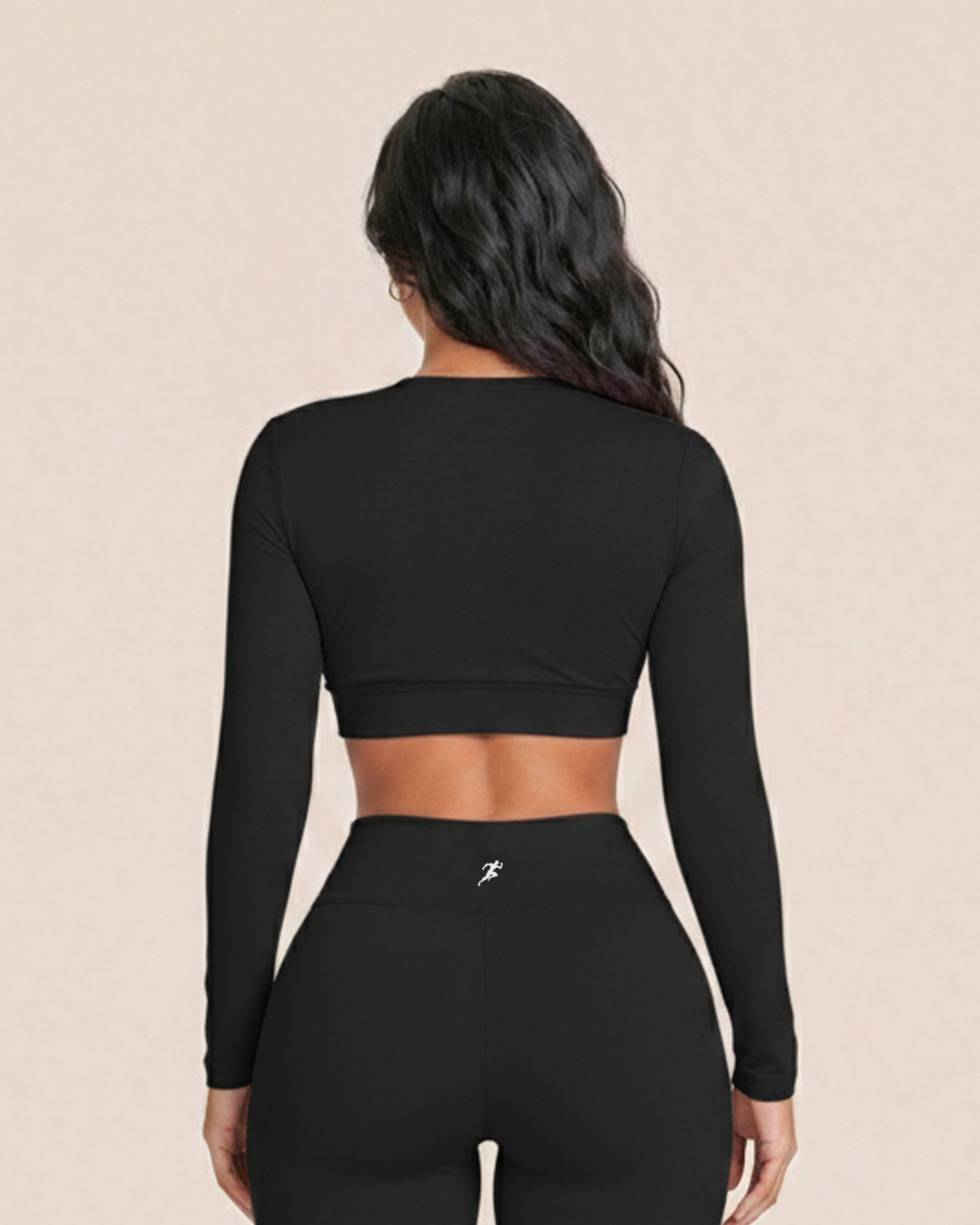 Soft motion Crop Top - Black