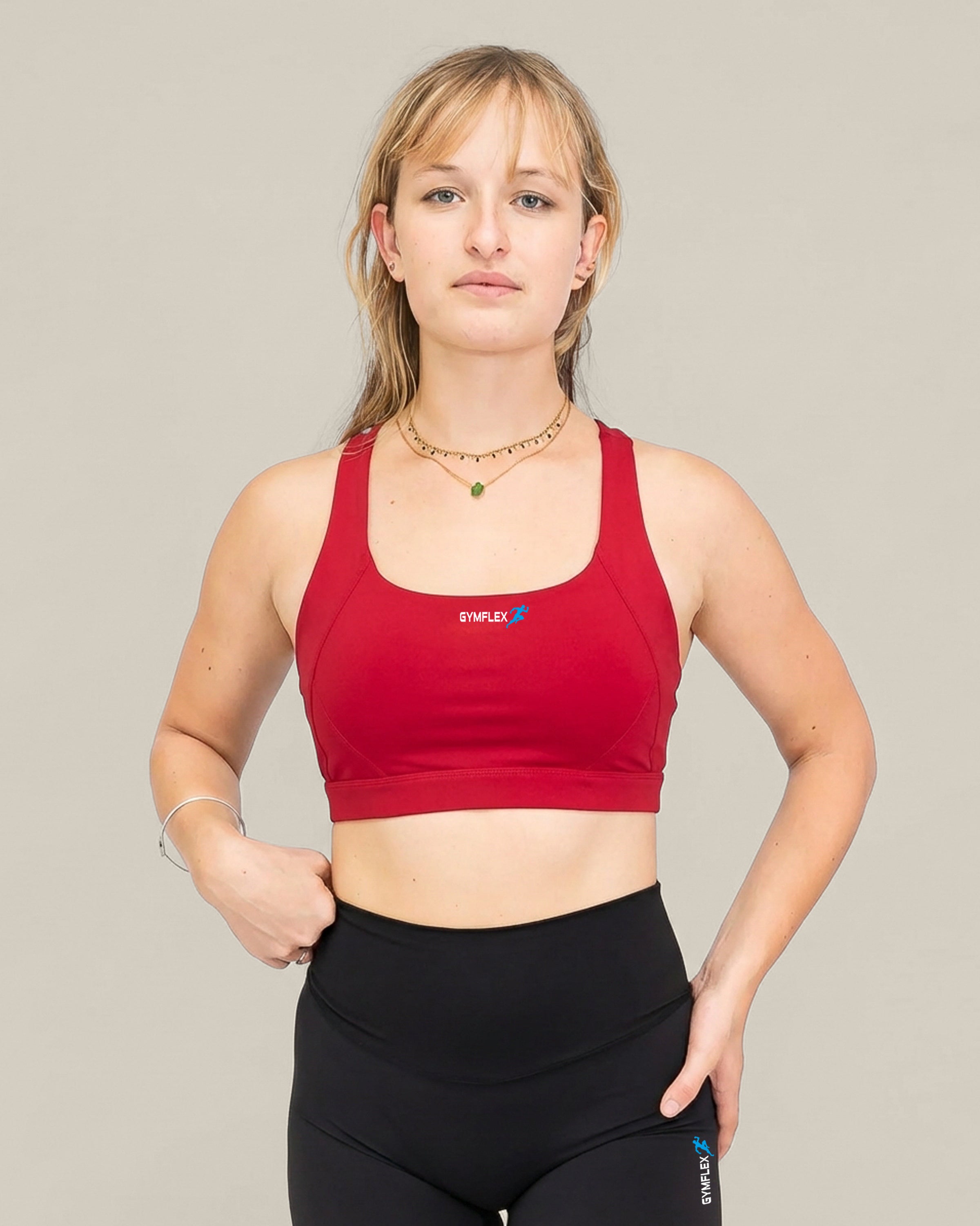 Soft Motion Sports Bra - Red
