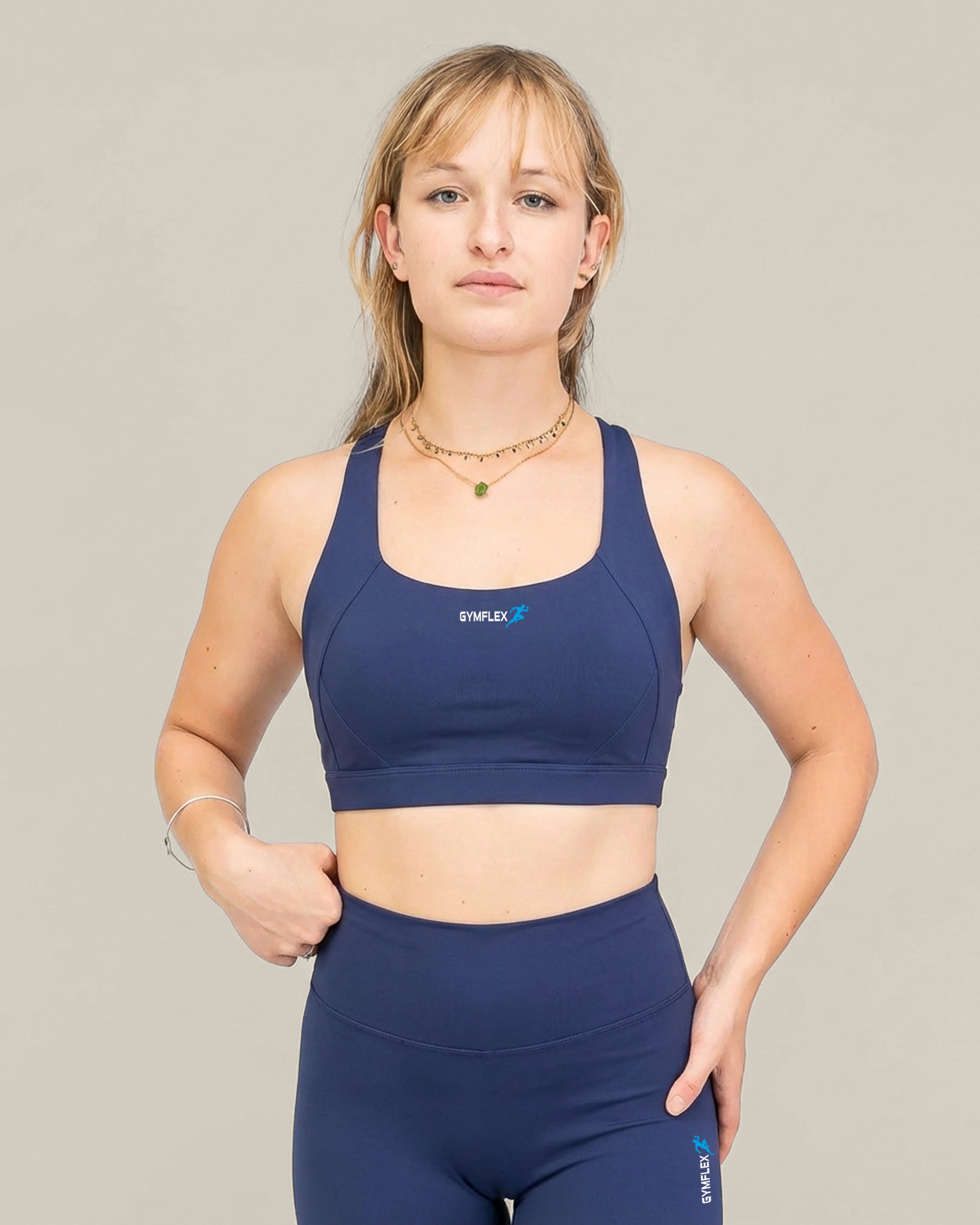 Soft Motion Sports Bra - Navy
