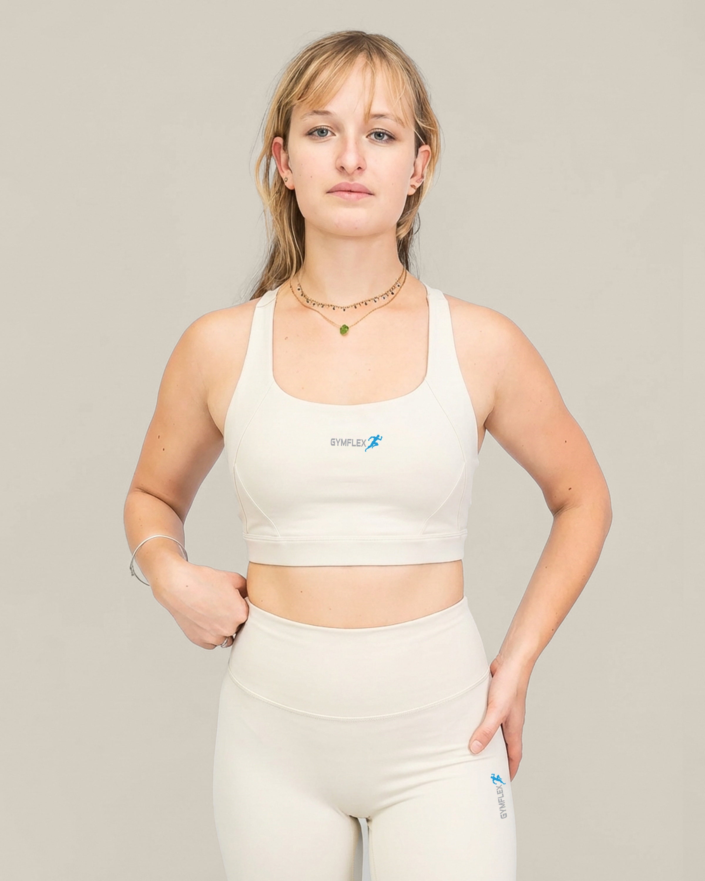Soft Motion Sports Bra - Ivory