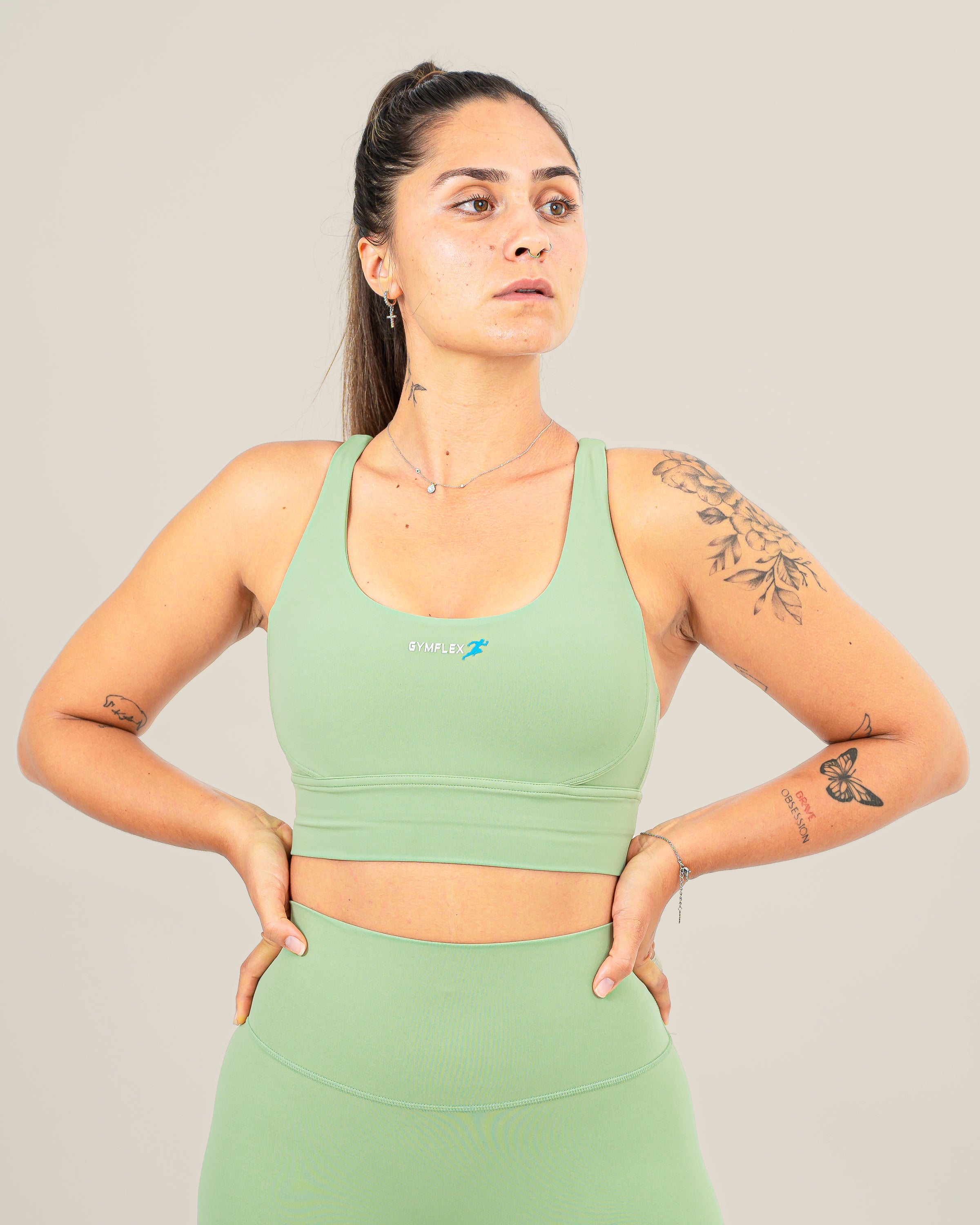 Nova Sports bra - Avocado