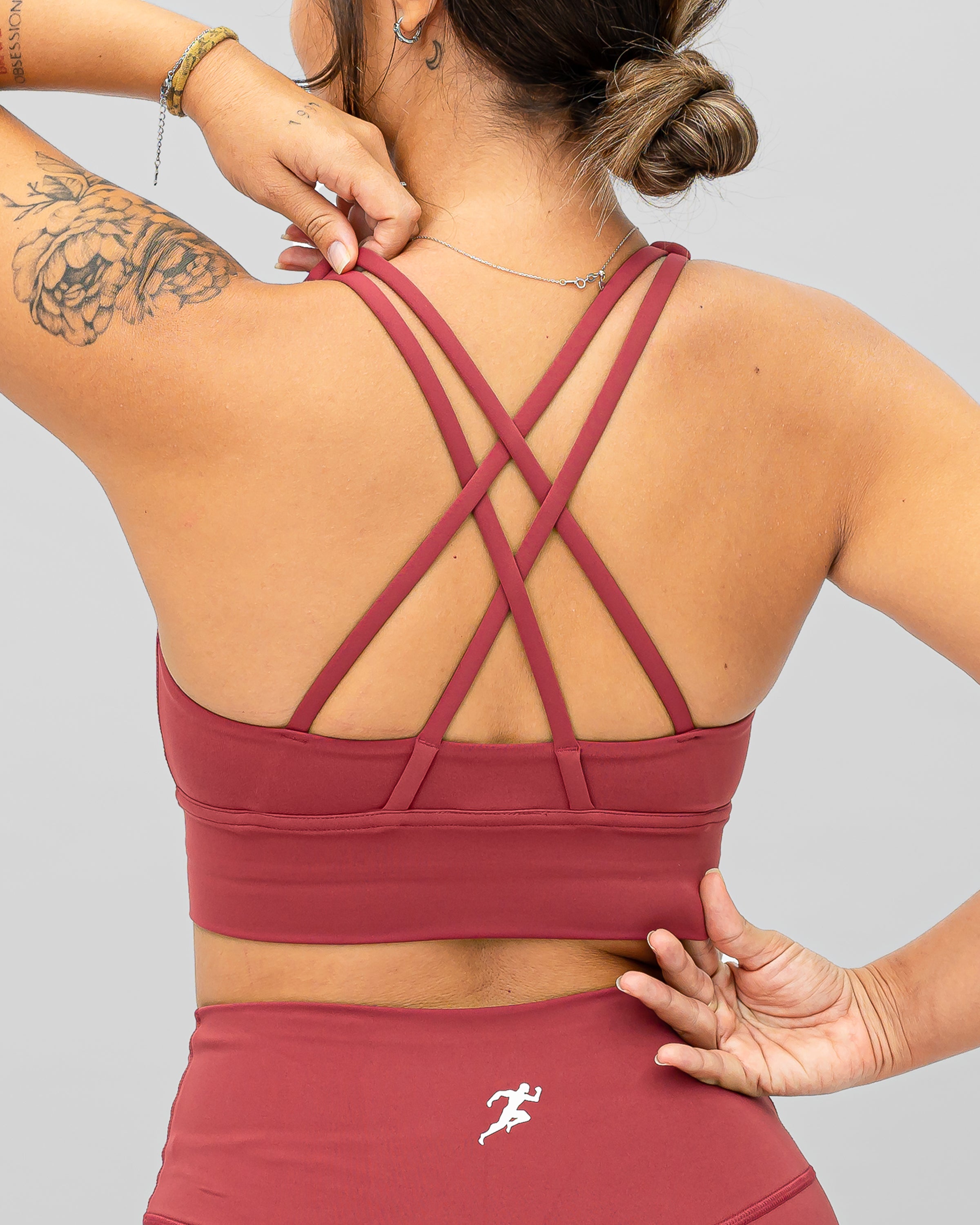 Nova Sports Bra - Wine Red
