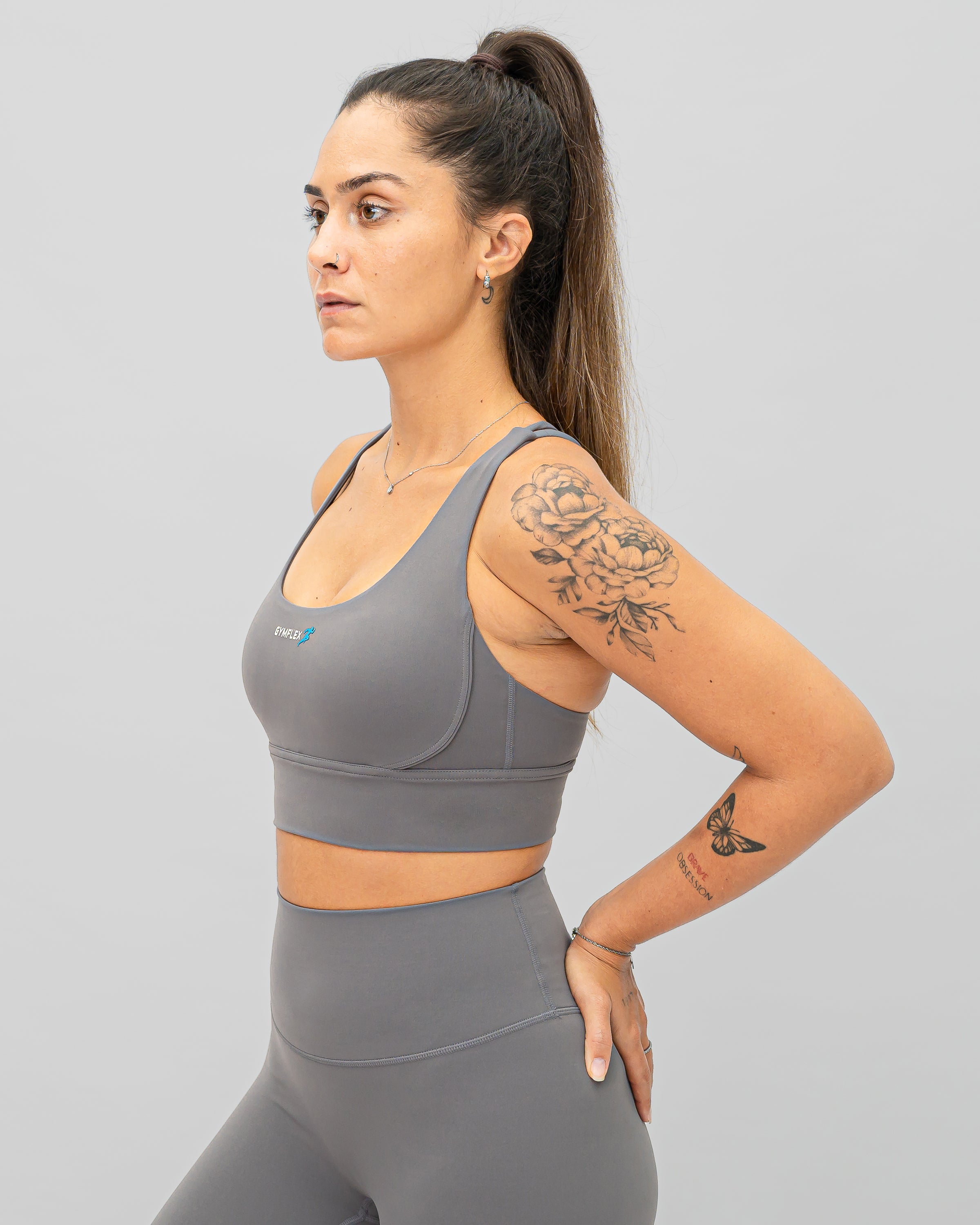 Nova Sports Bra - Dark grey