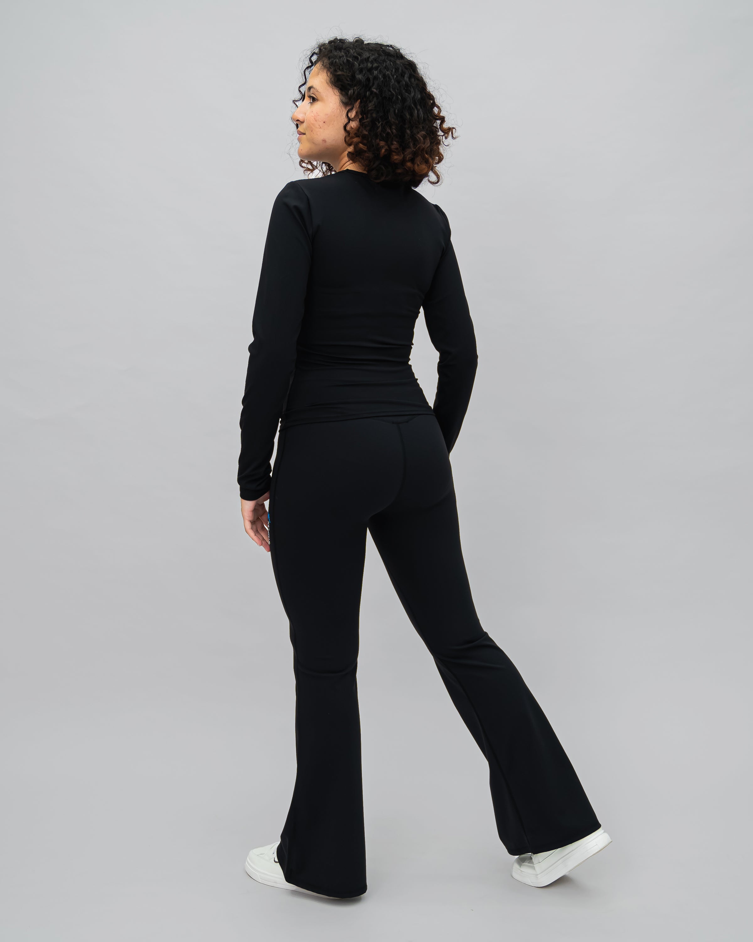 Nova Flare Leggings - Black