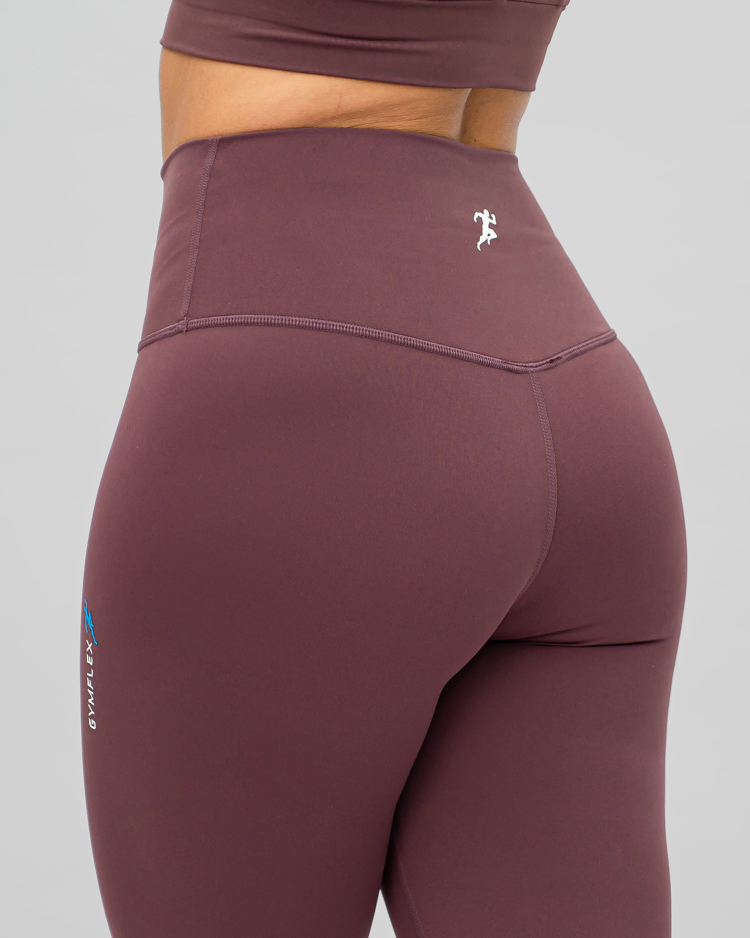 MidRise Leggings - Royal Garnet