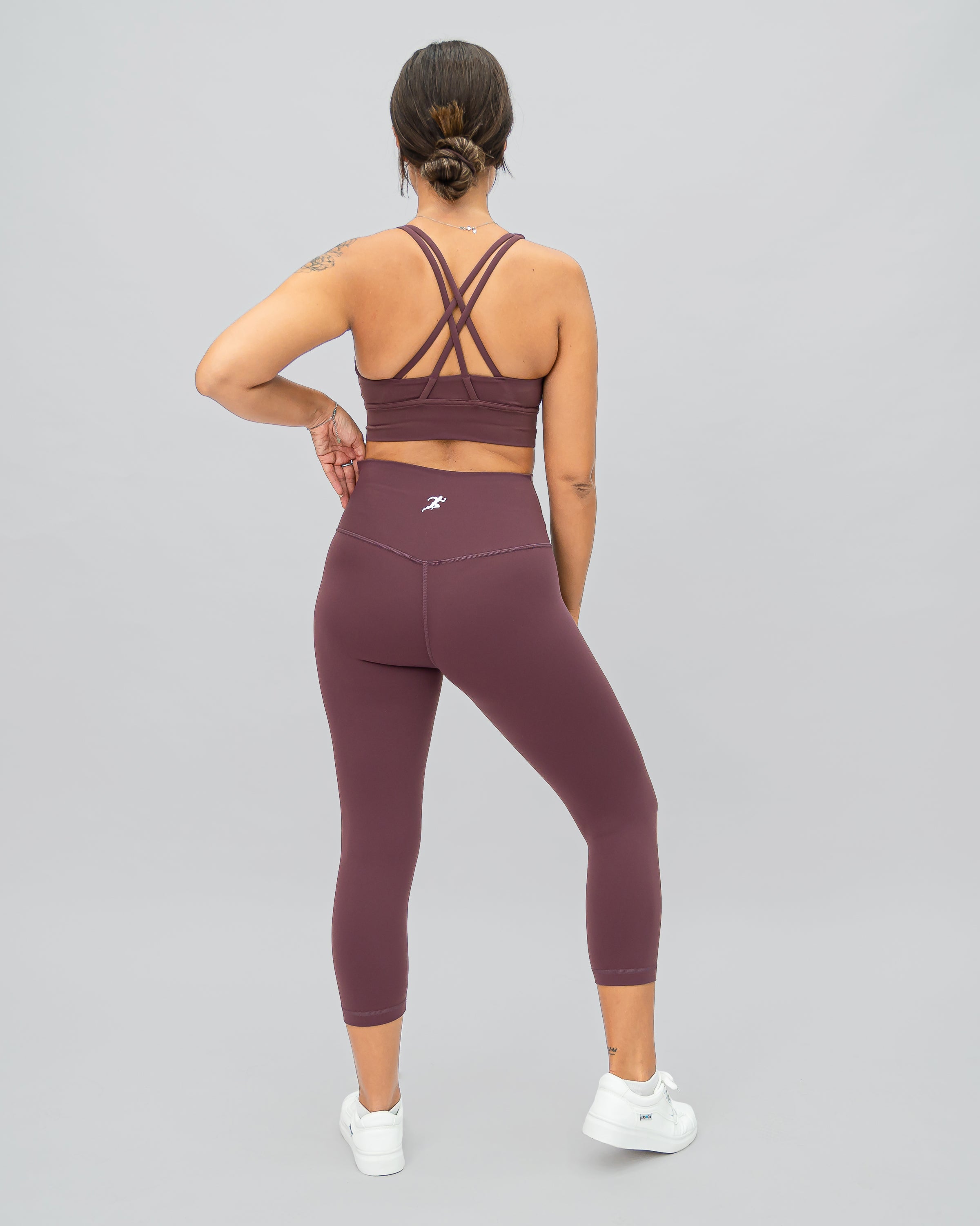 MidRise Leggings - Royal Garnet