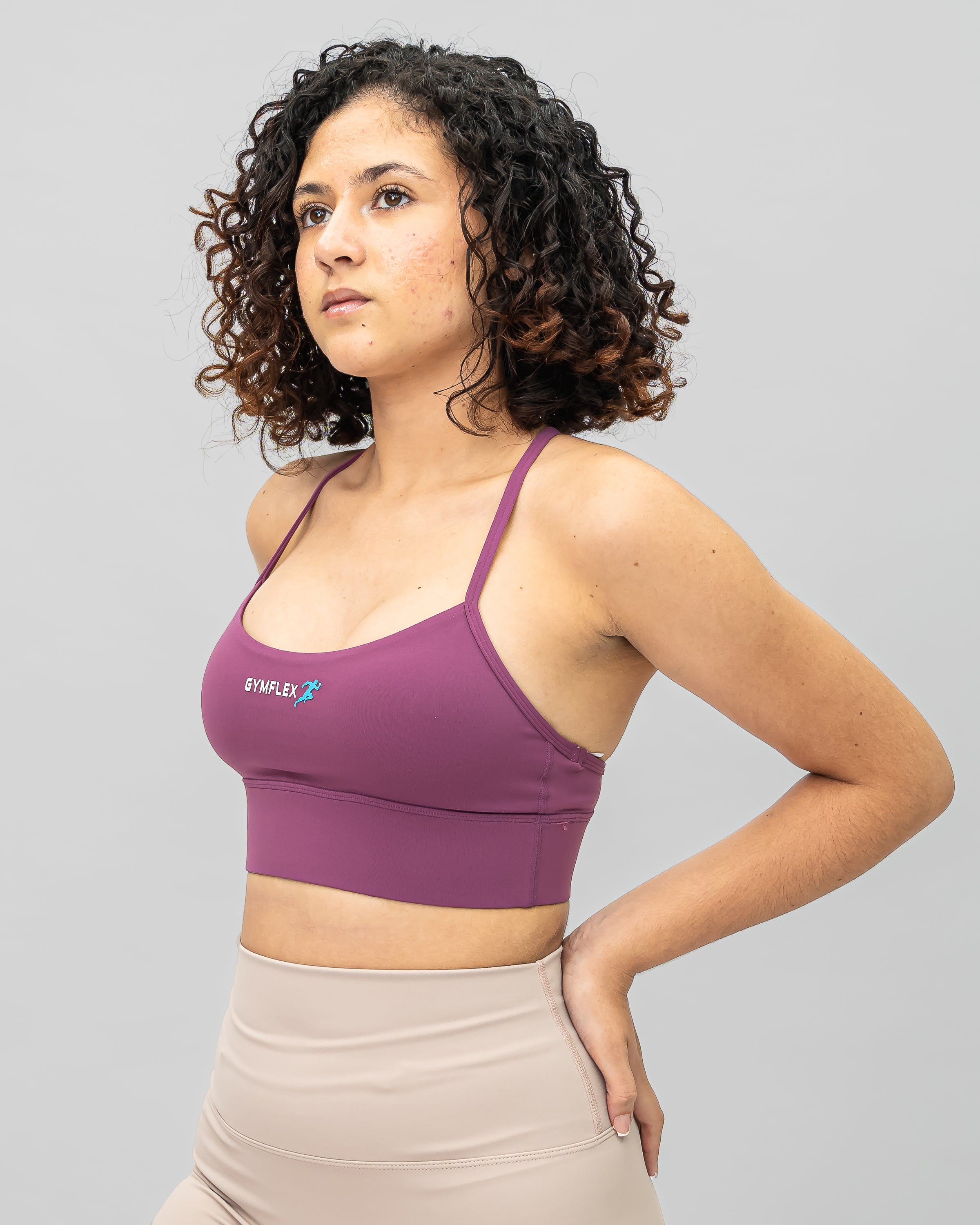 Astra Sports Bra - Plum