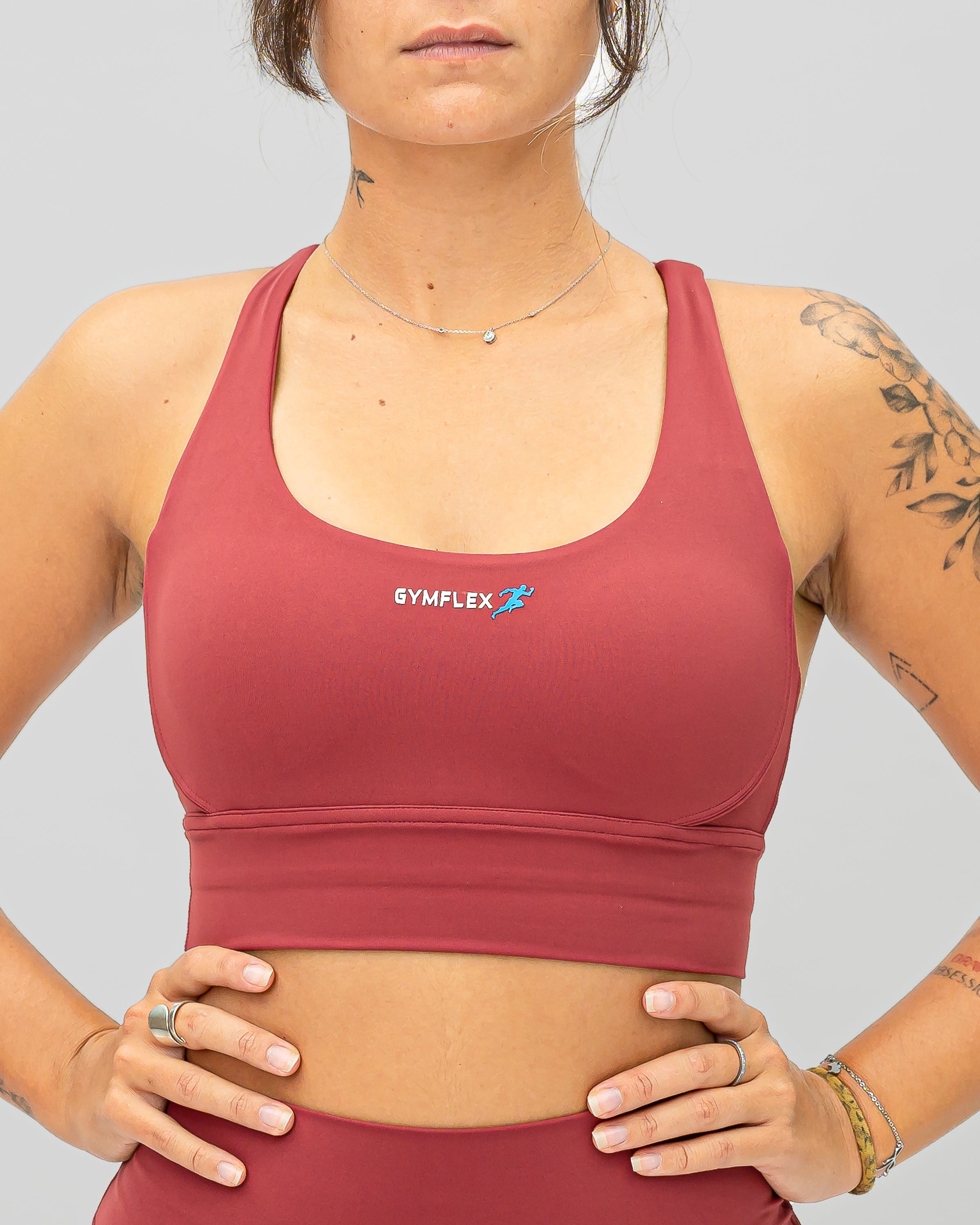 Nova Sports Bra - Wine Red