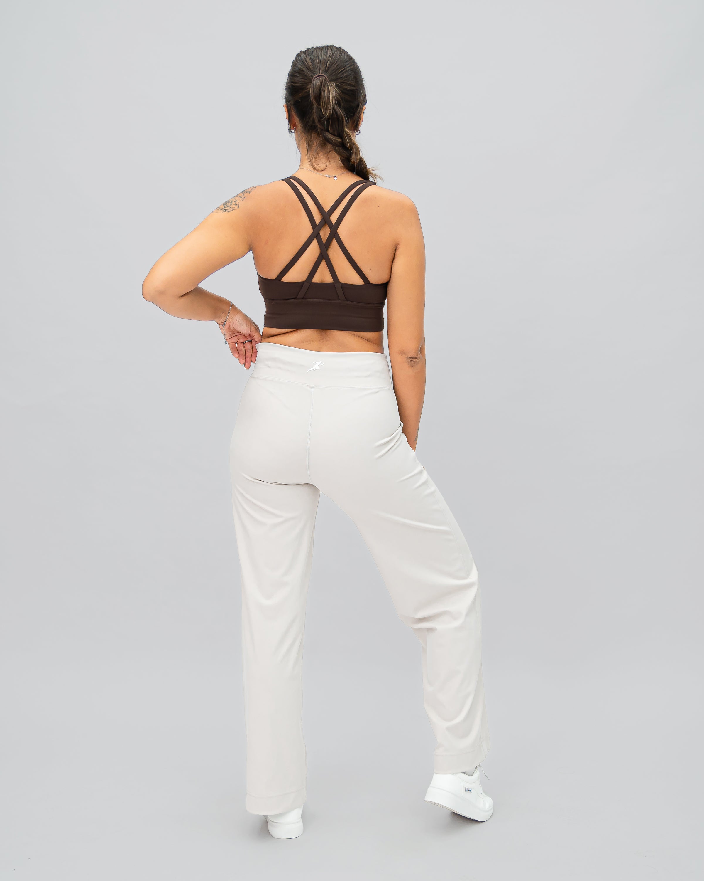 Harmony Loose Legging - White ash