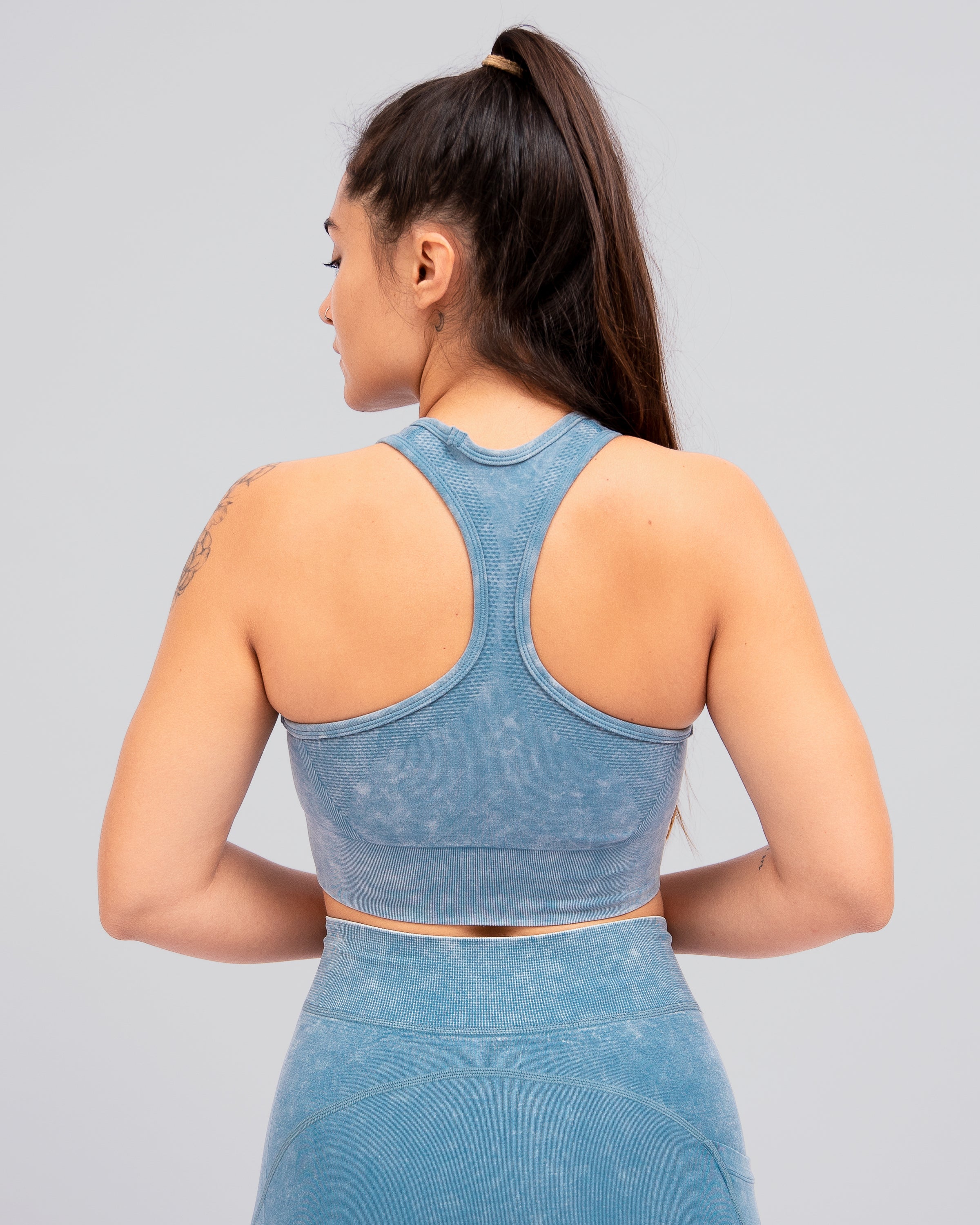 Chalk Blue Sports Bra