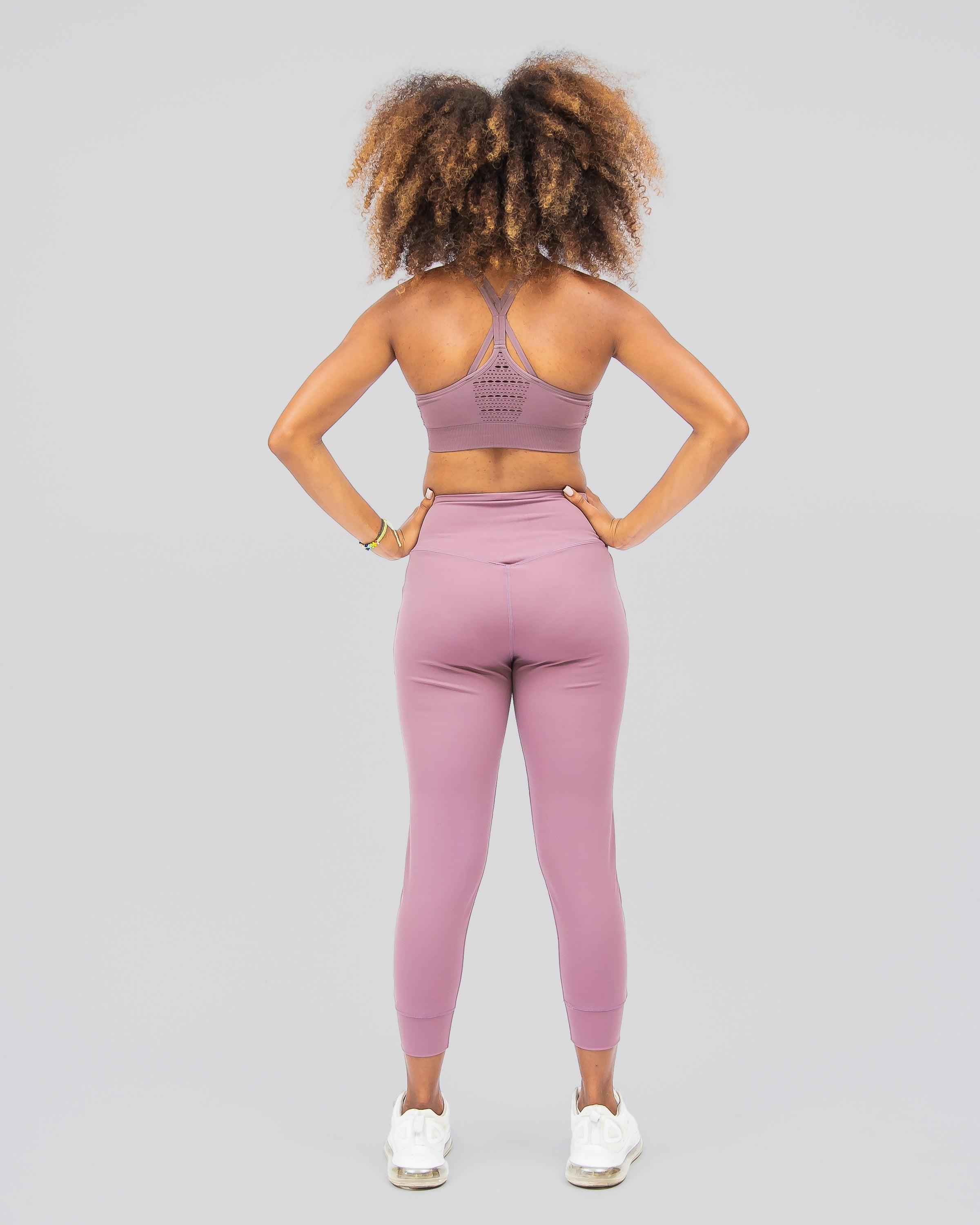Flex Strappy Light Purple Sports Bra