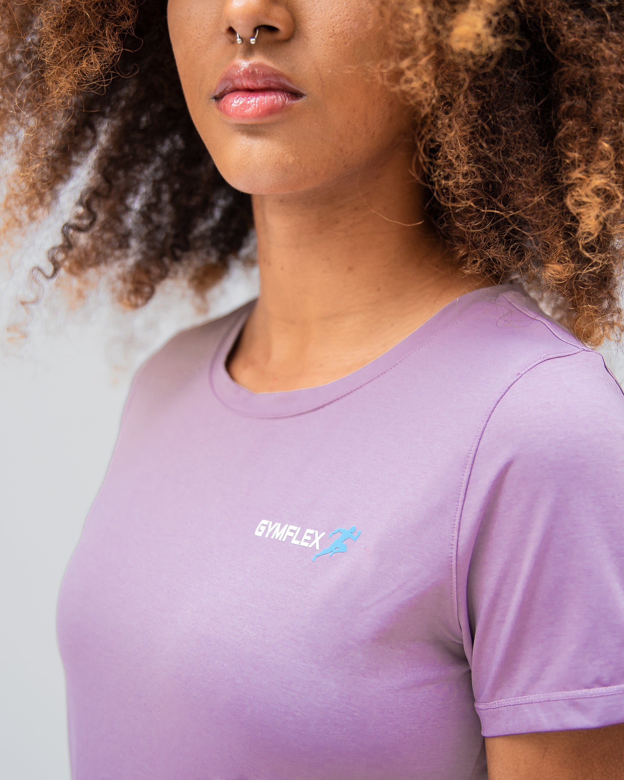 Evolve Light Purple Women T-shirt