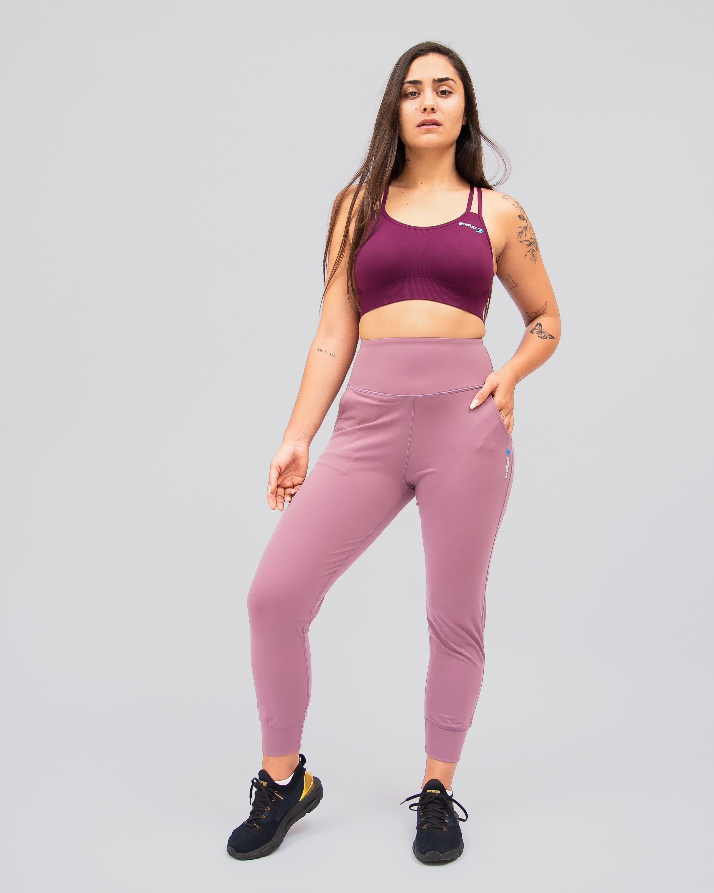 Flex Strappy Grenat Sports Bra