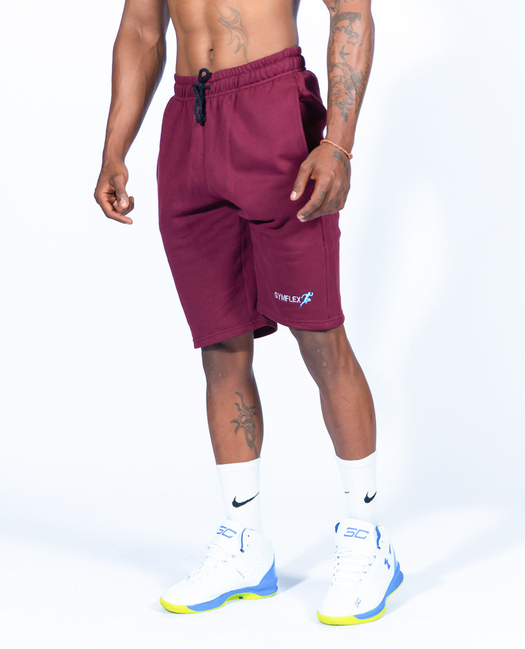 Flex Burgendy Shorts