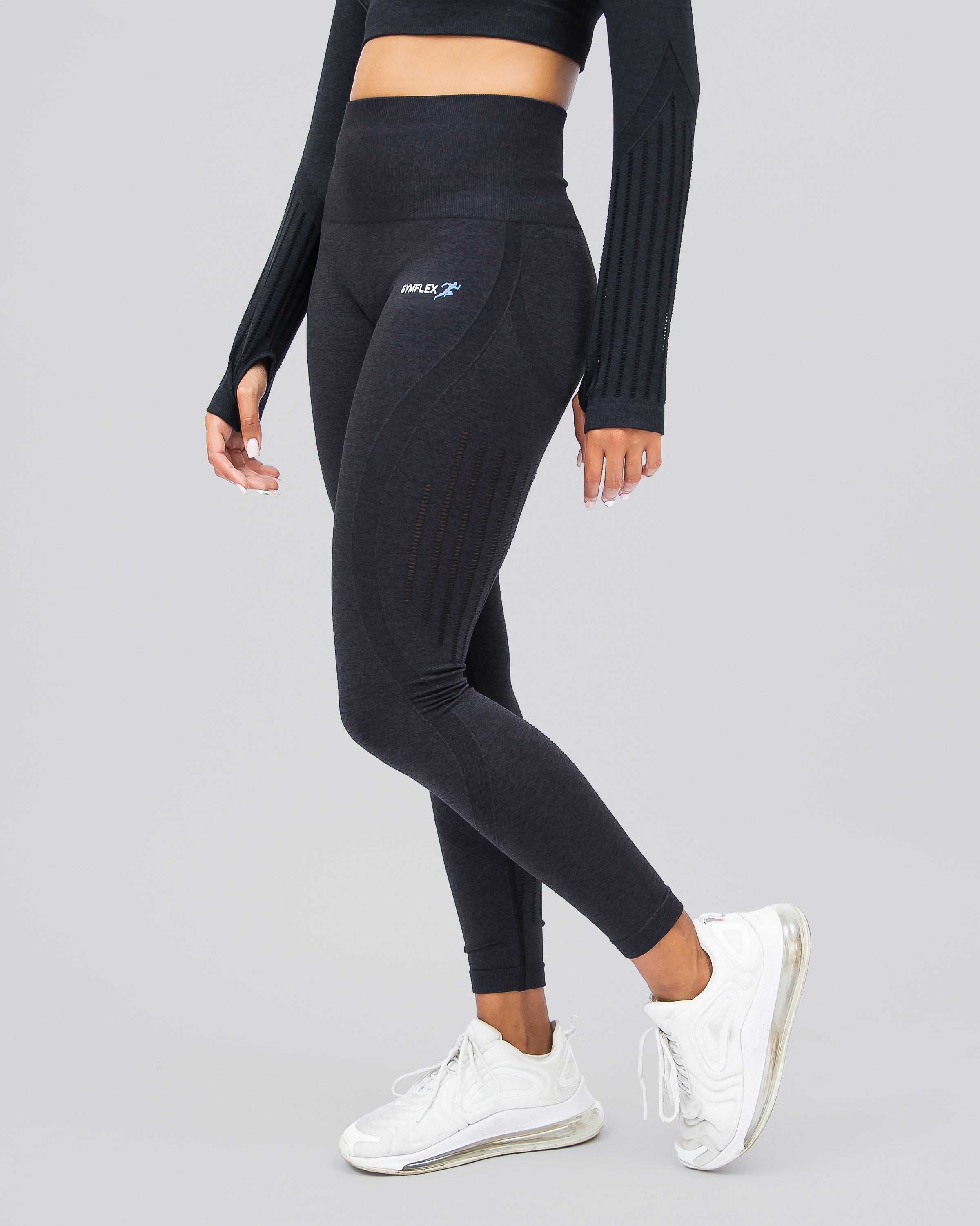 Dynamic Black Seamless Leggings