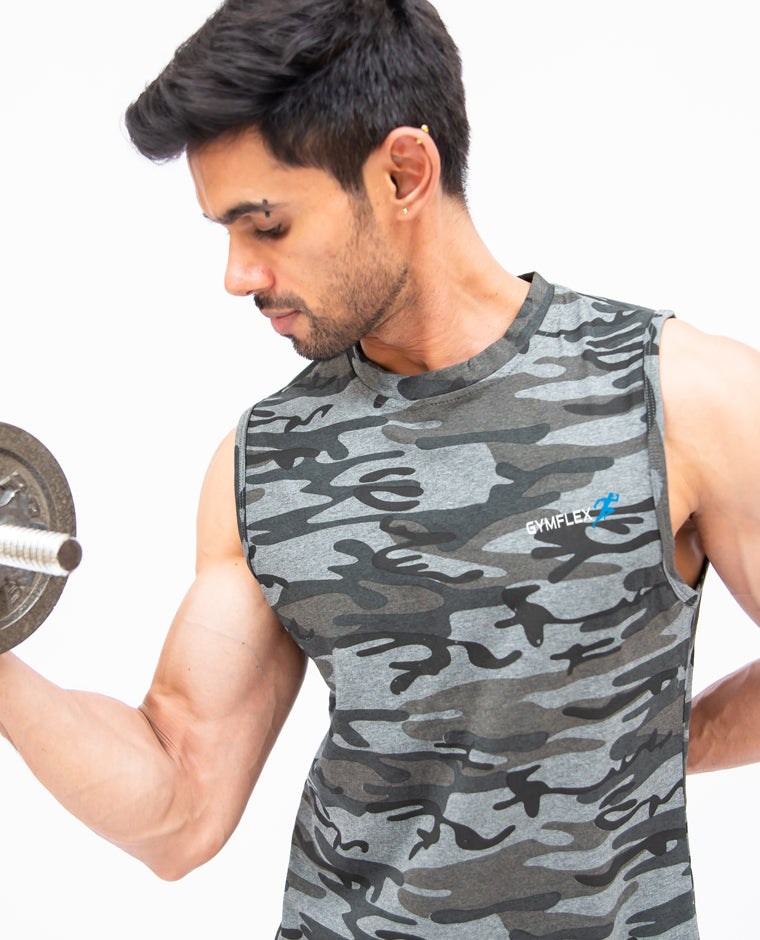 Camo Black Tank