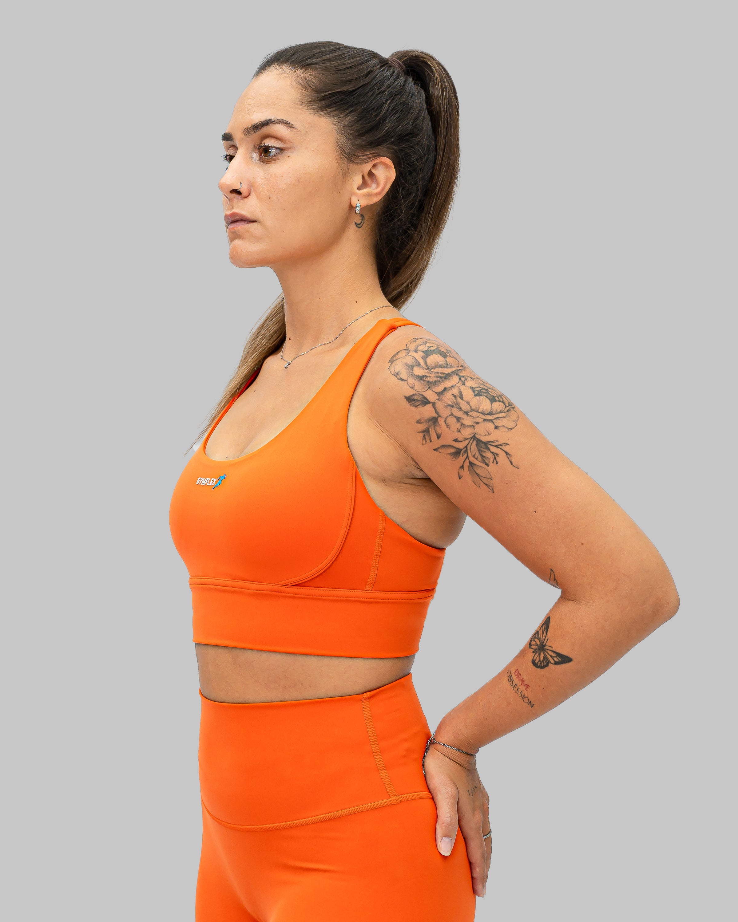 Nova Sports Bra - Tangelo