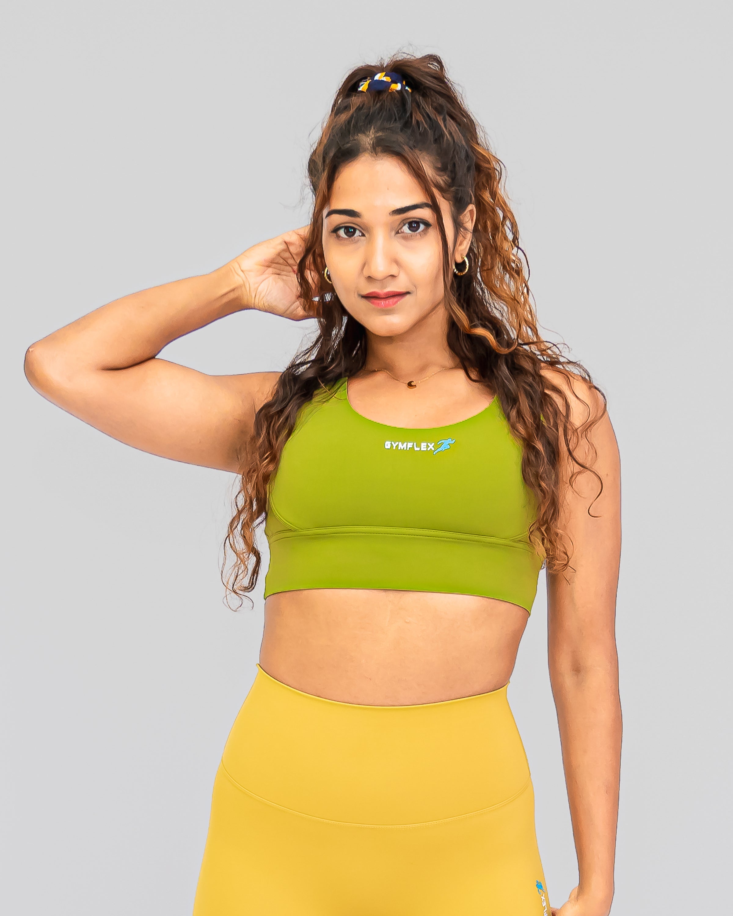 Nova Sports bra - Matcha Green