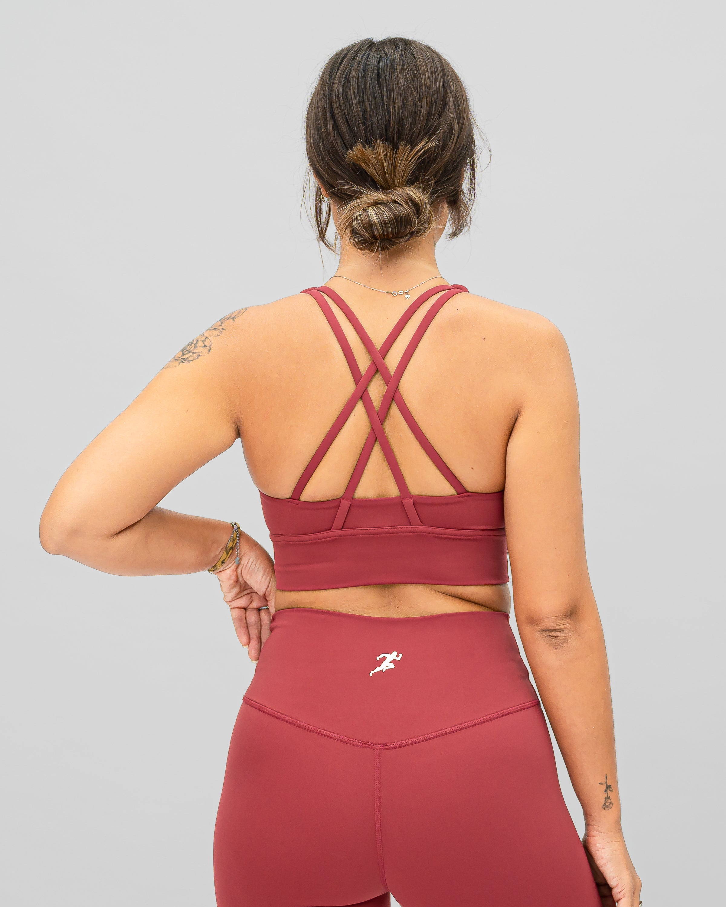 Nova Sports Bra - Wine Red