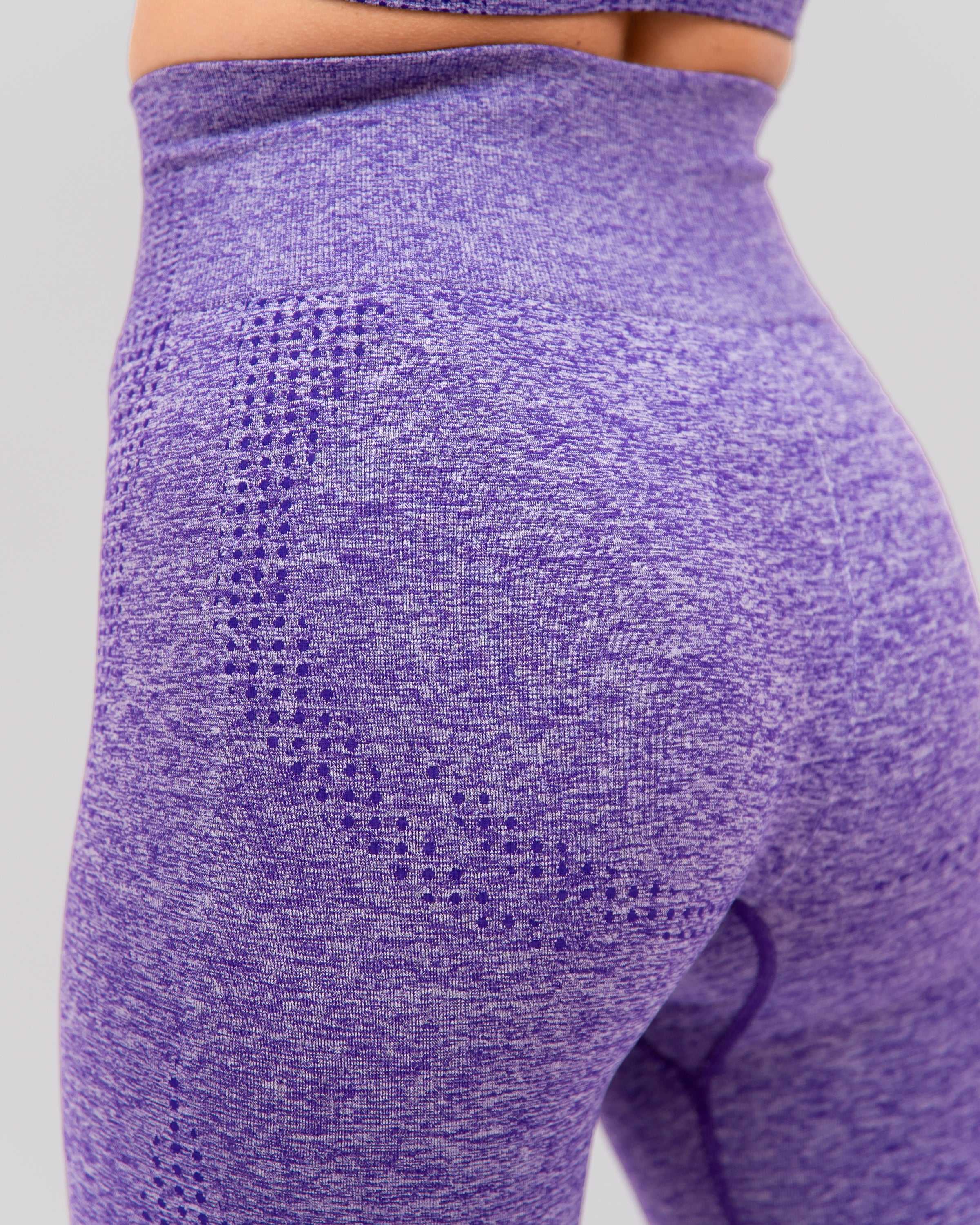 Active Purple Seamless Leggings