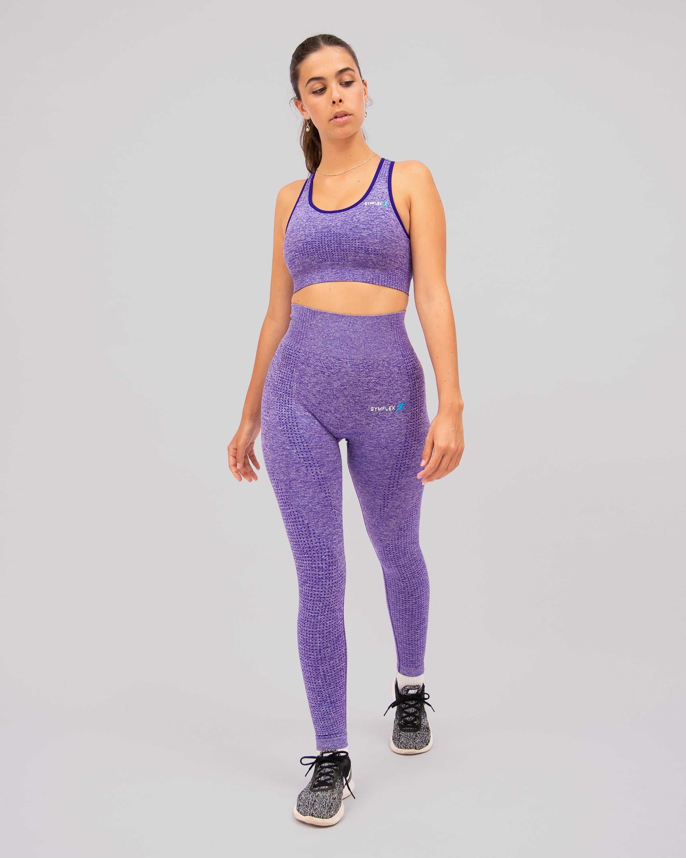 Active Purple Seamless Leggings