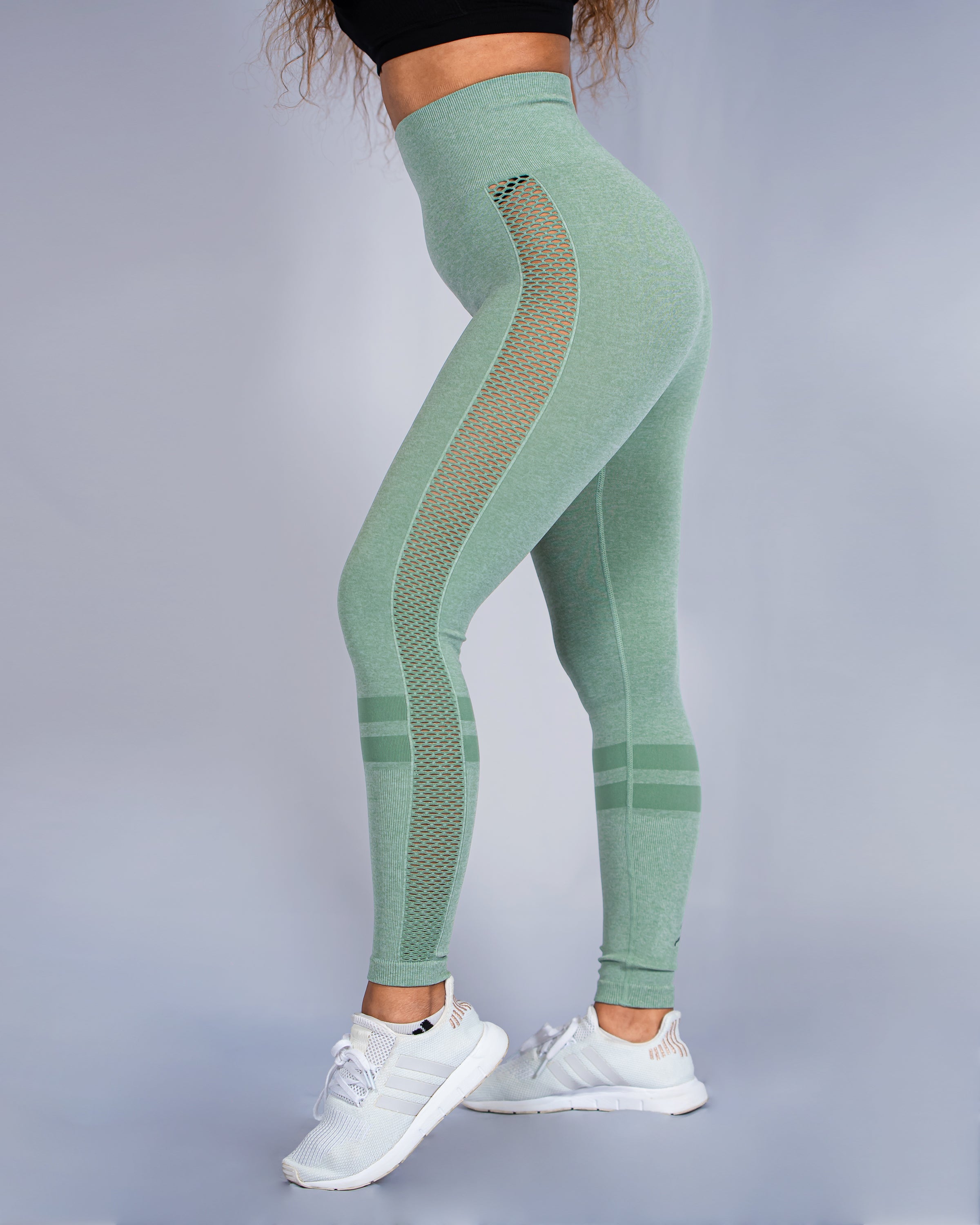 Flex Energy Leggings - Olive Green