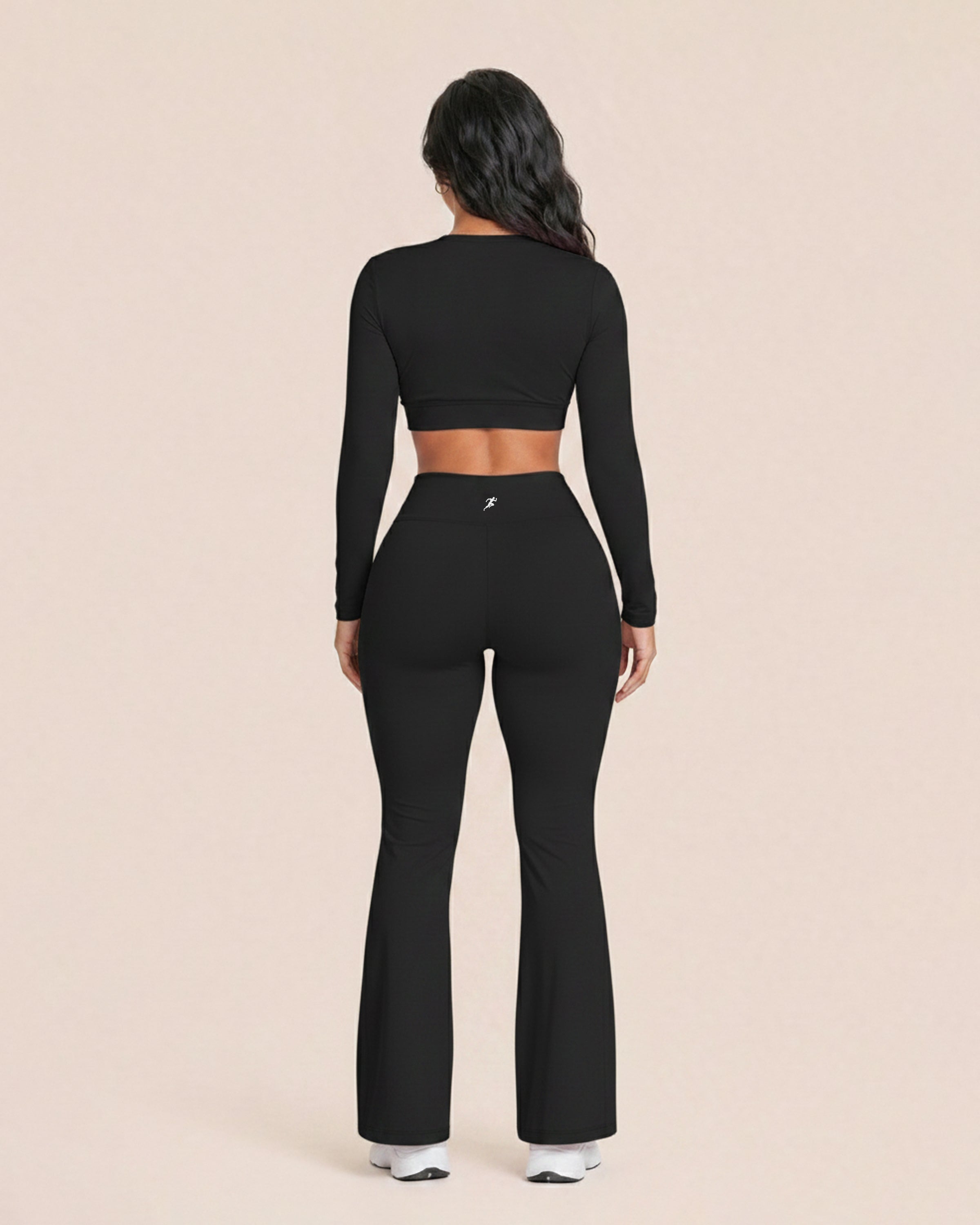 Soft motion Crop Top - Black