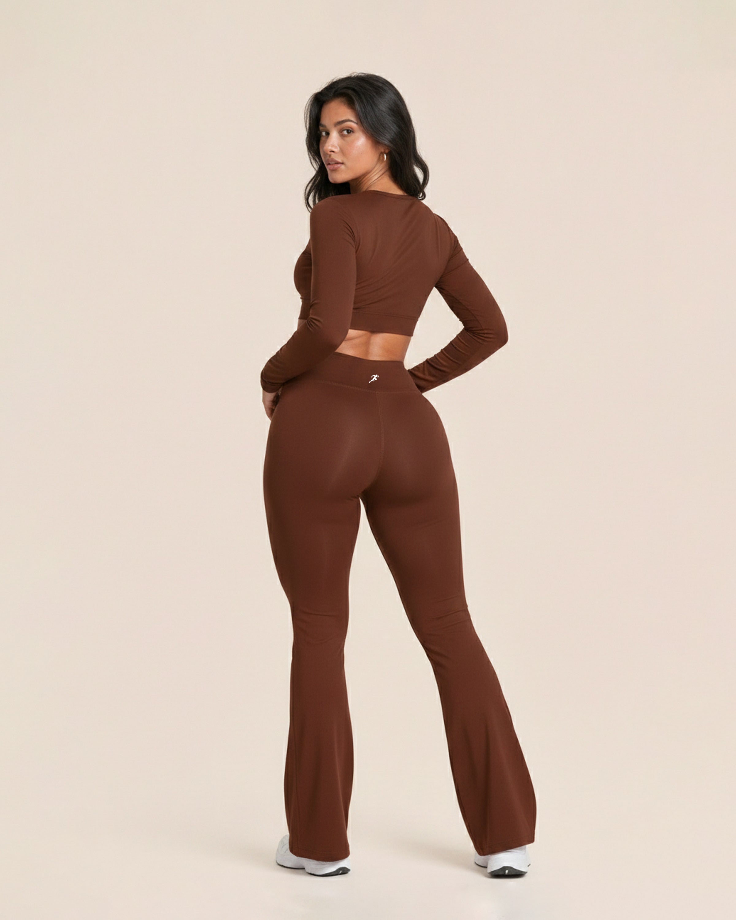 Soft motion Crop Top - Brown