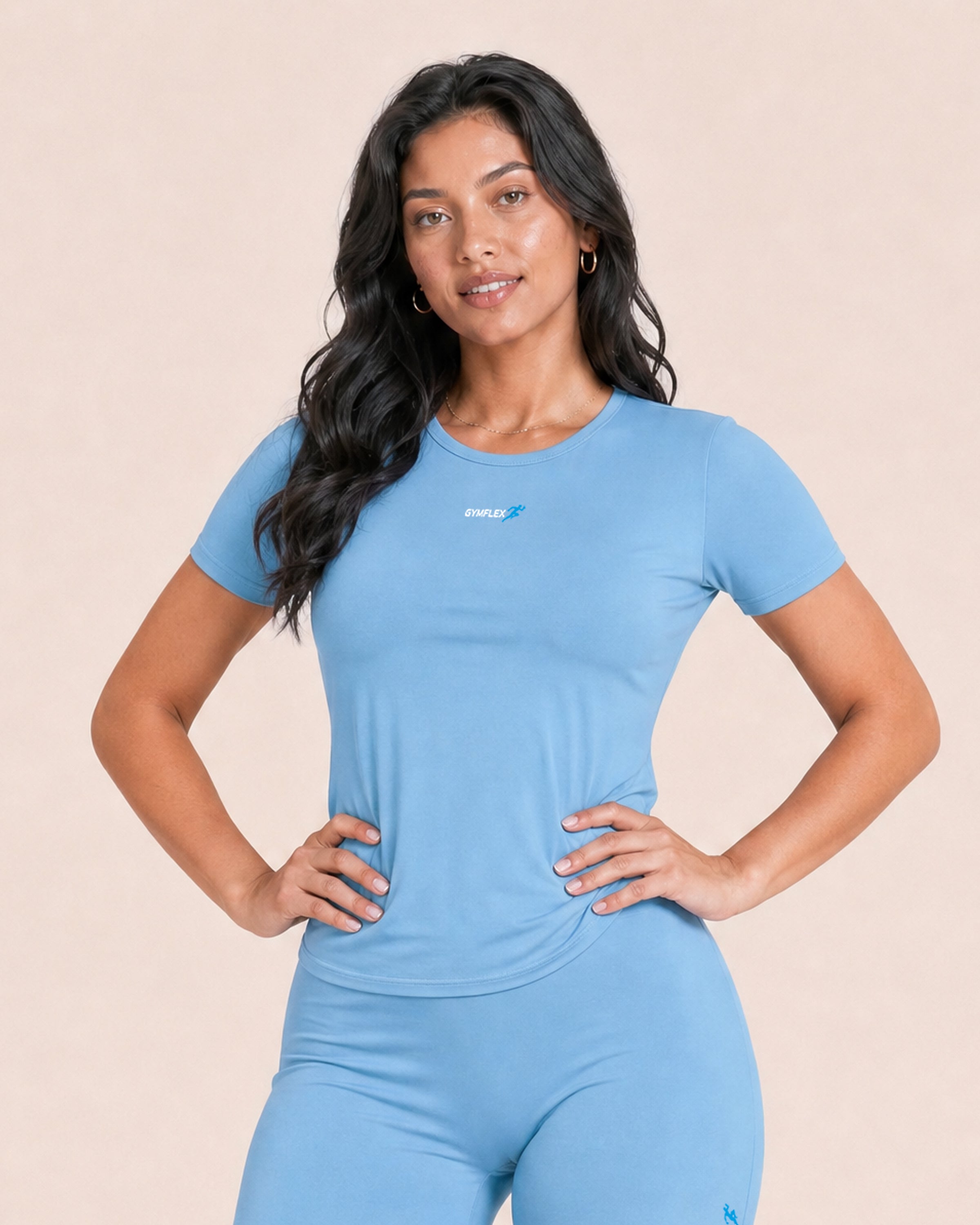 Soft motion T-shirt - Sky Blue