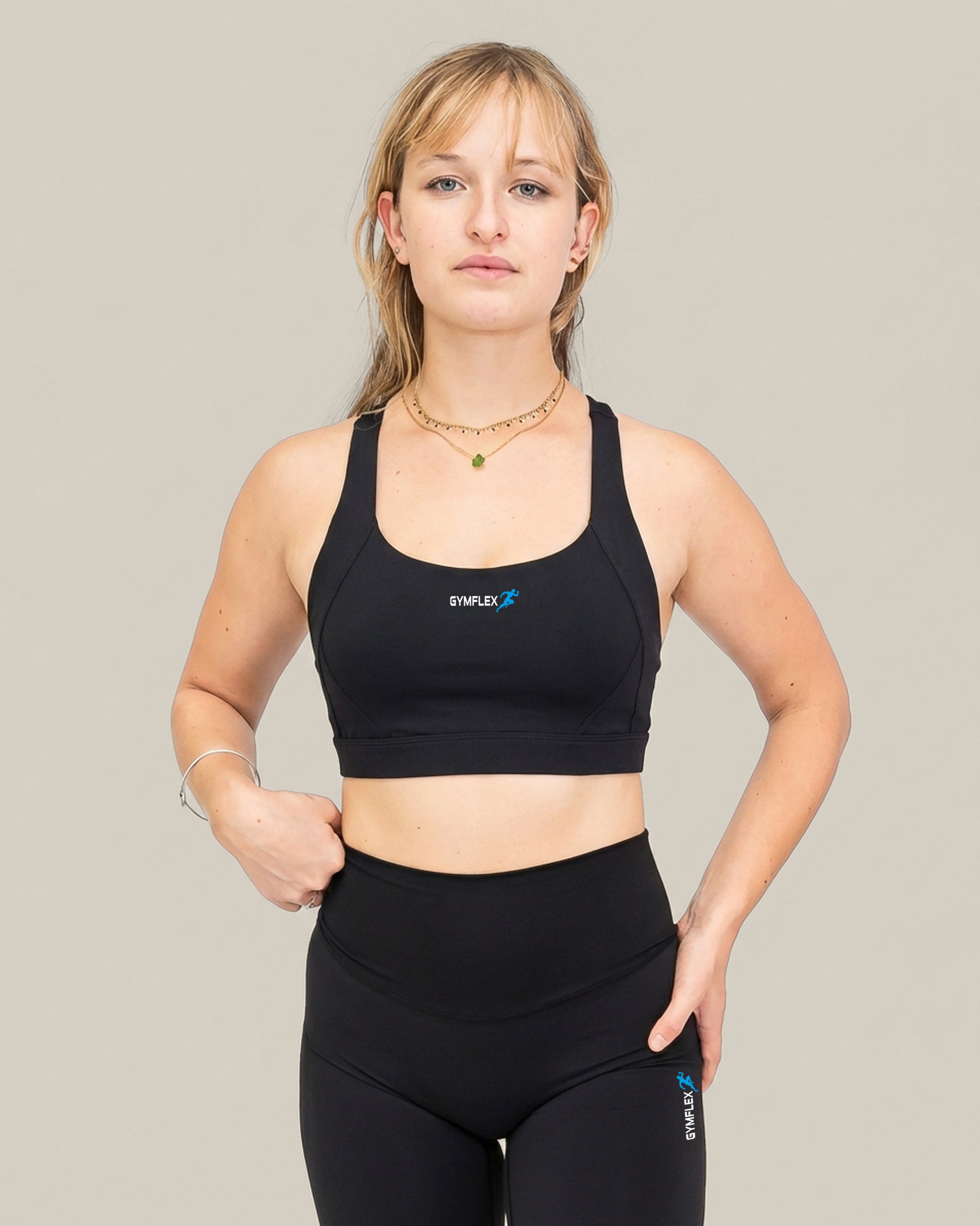 Soft Motion Sports Bra - Black