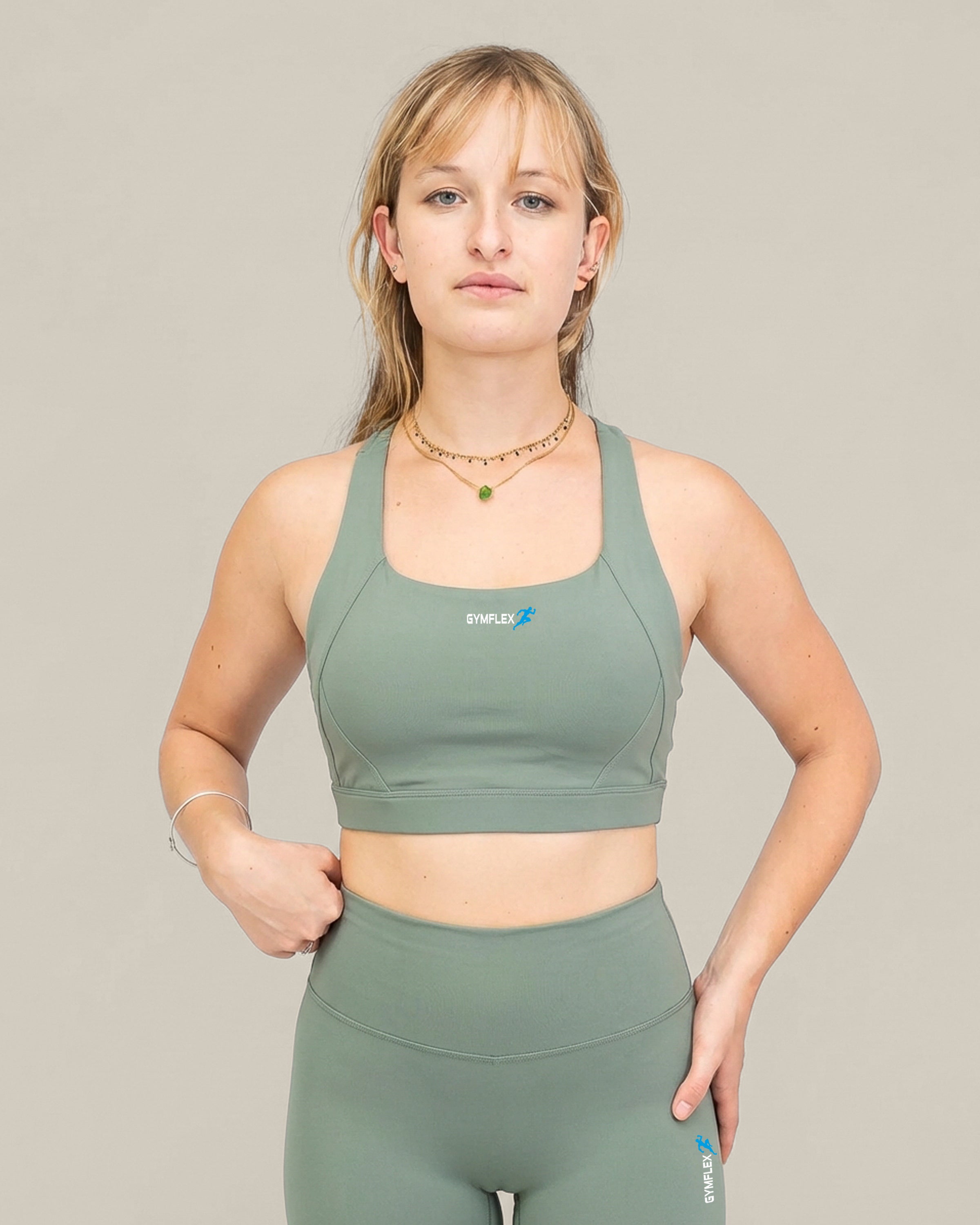 Soft Motion Sports Bra - Green