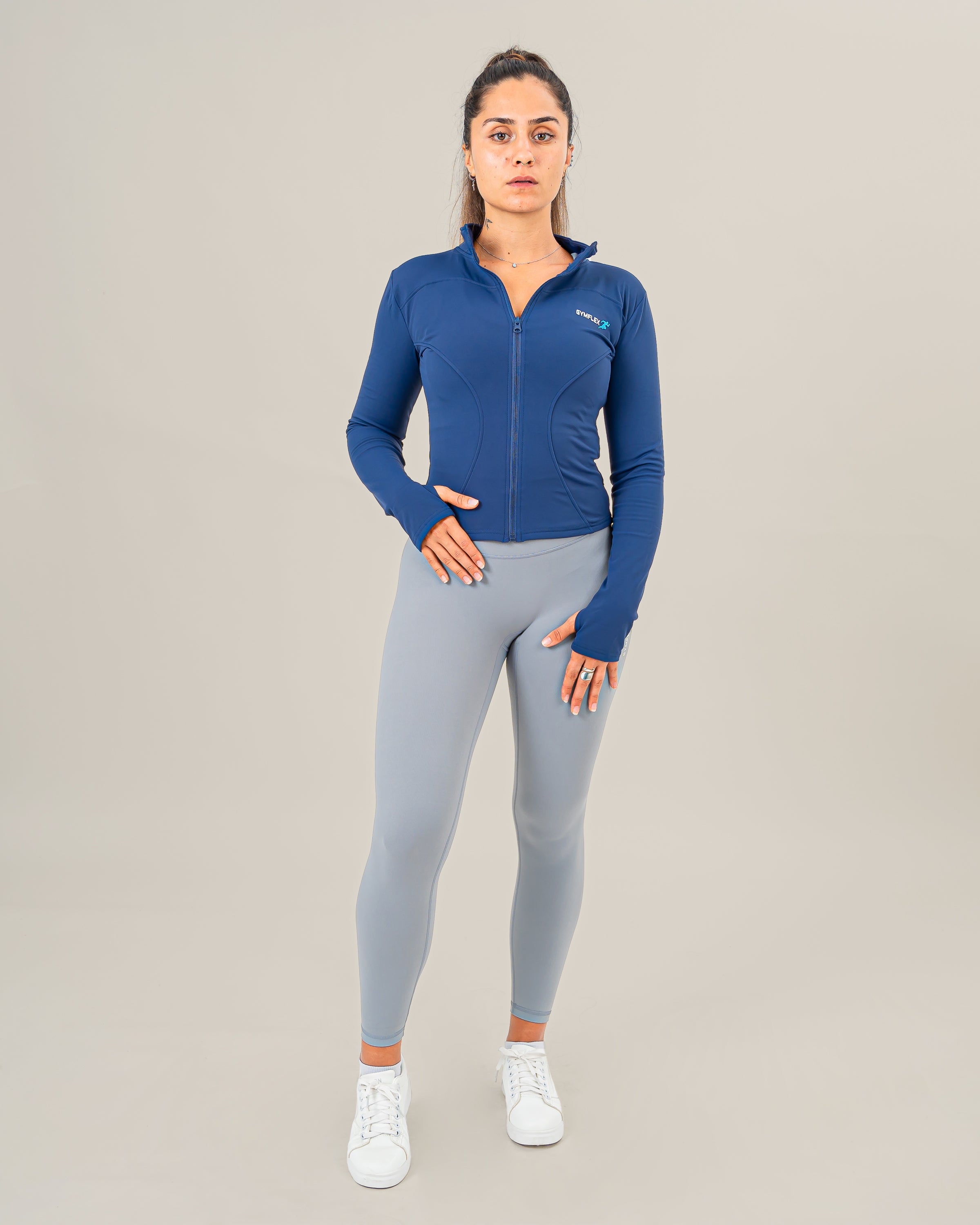 Nova Long Sleeve Jacket Navy Blue
