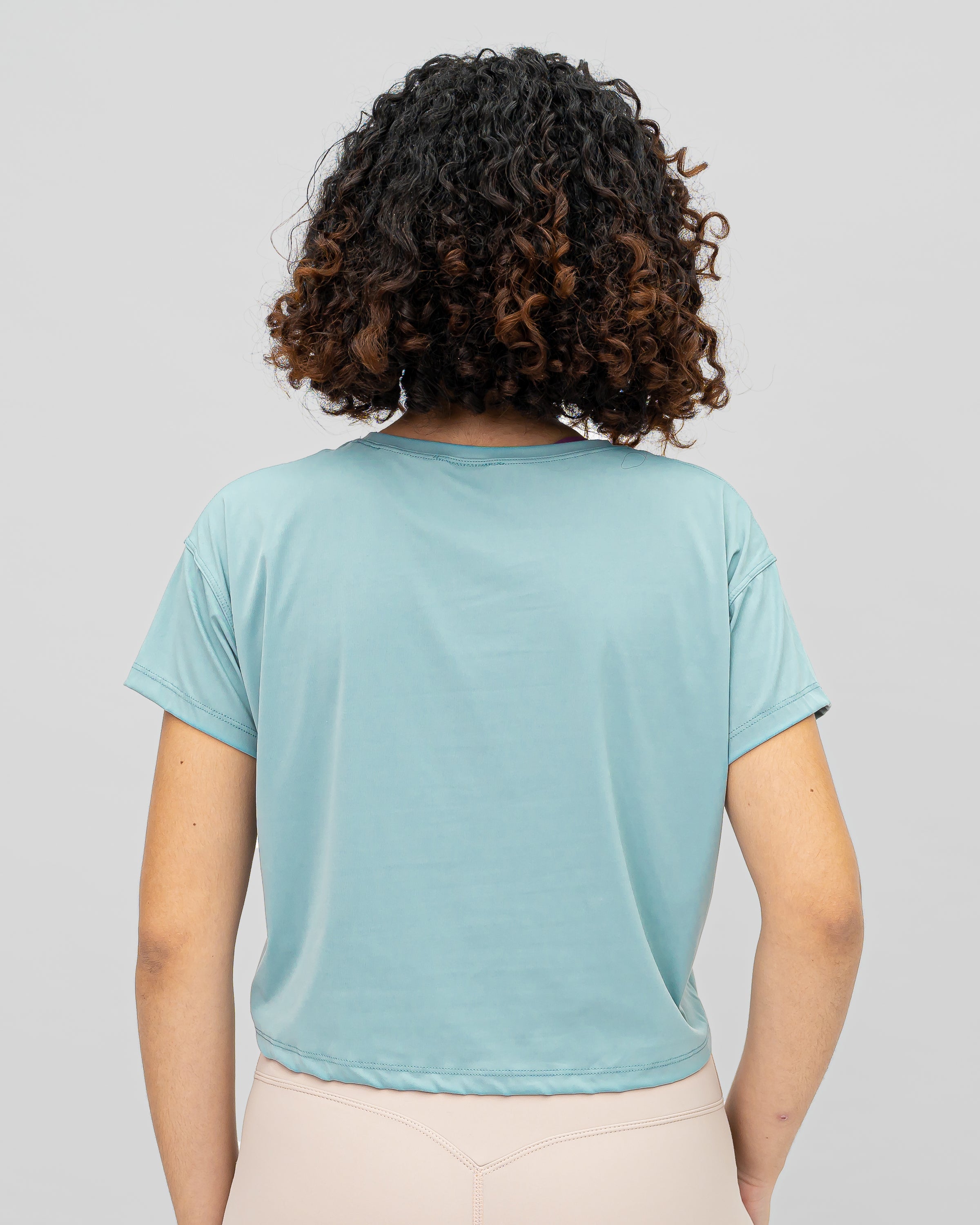 Evolve Crop Tee - Blue