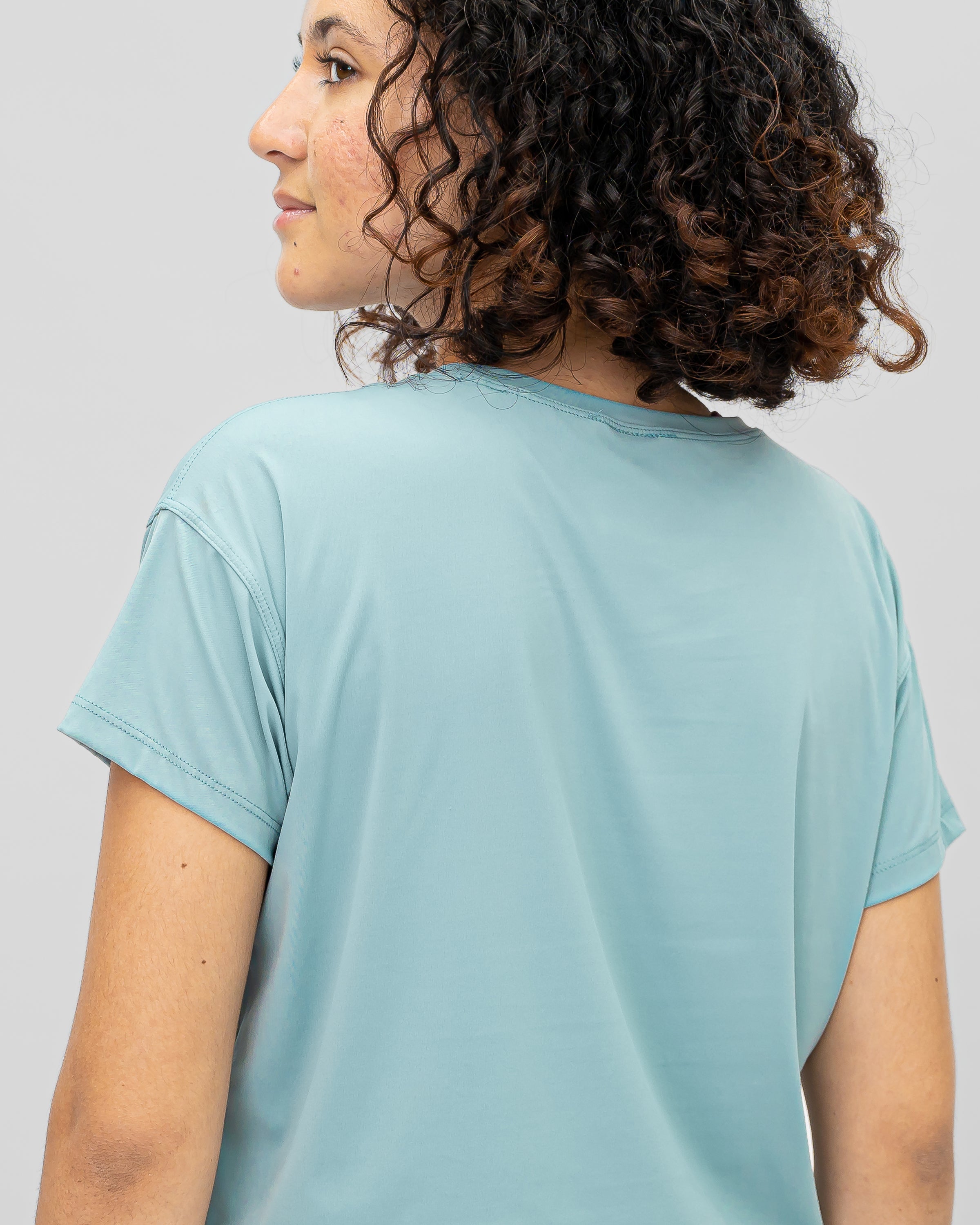 Evolve Crop Tee - Blue