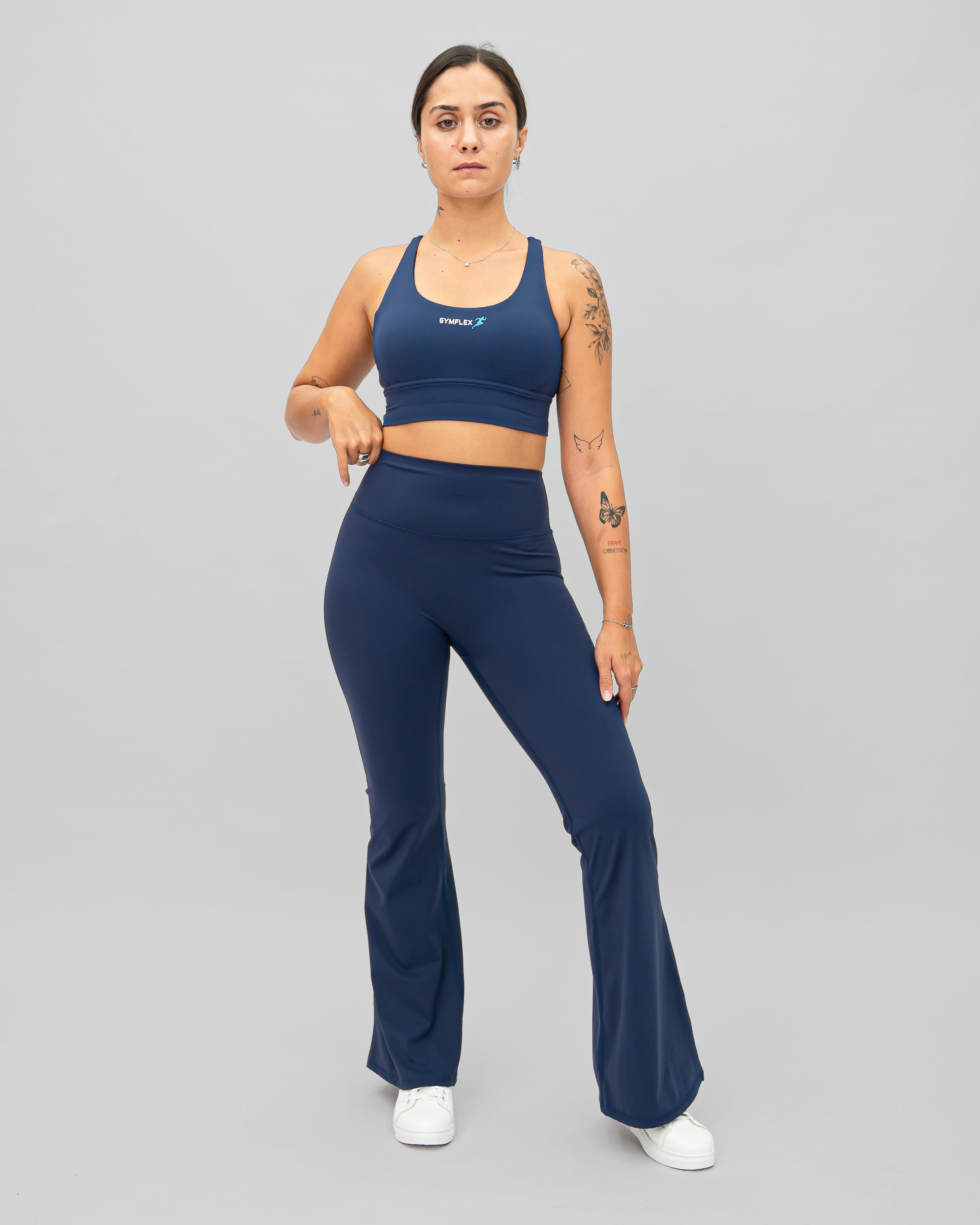 Nova Flare Leggings - Navy