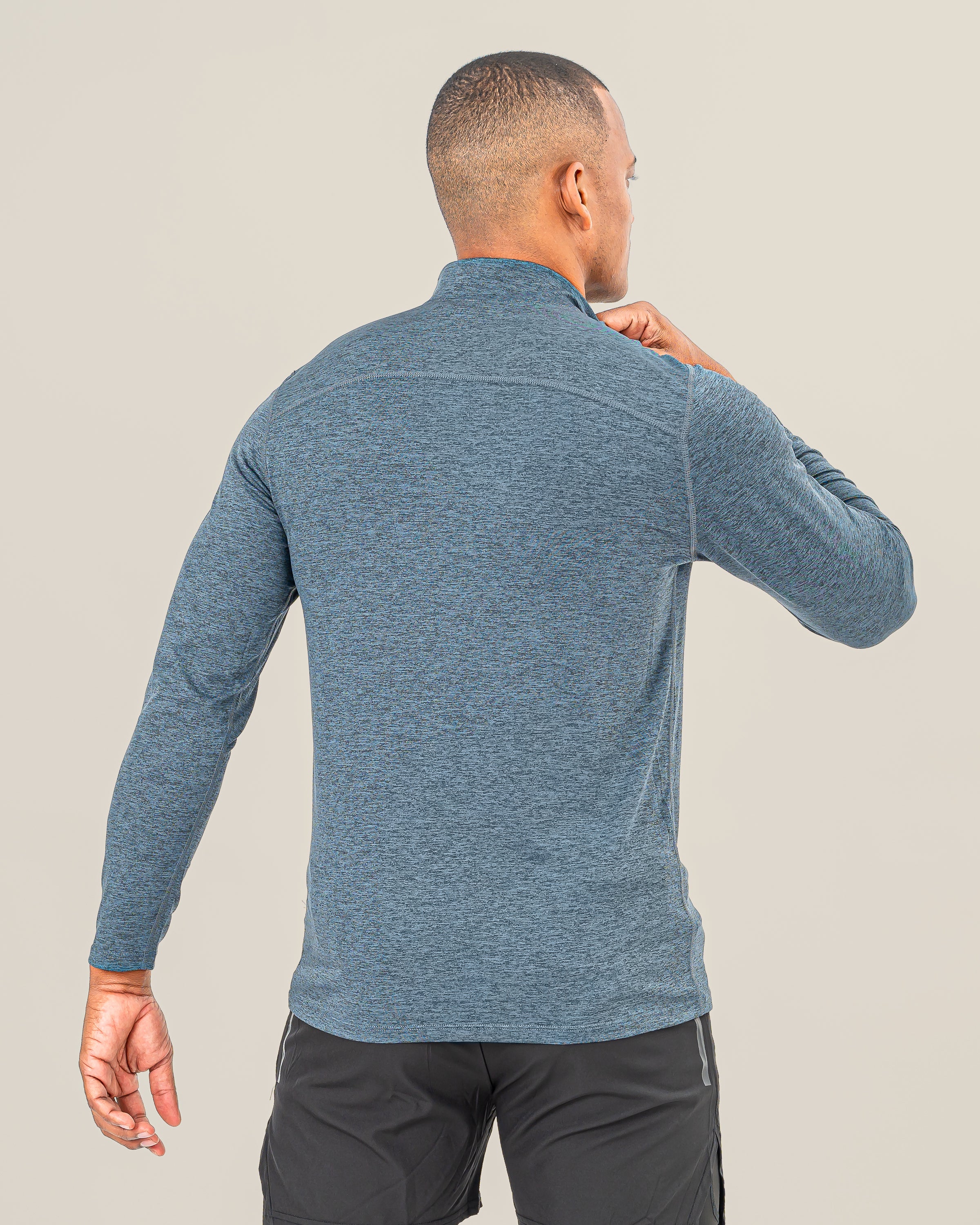 GEO Dark Grey Men Long Sleeve