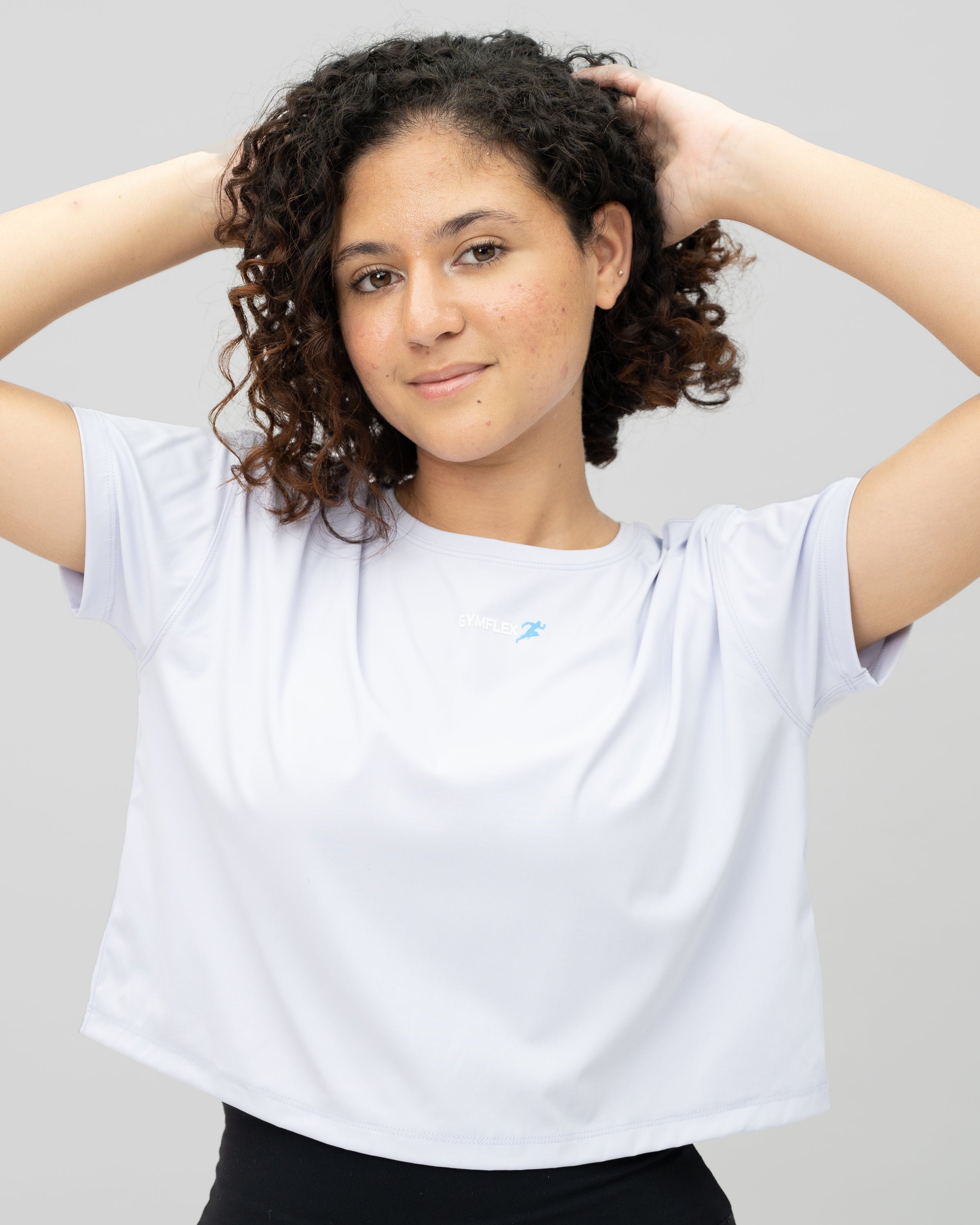 Evolve Crop Tee - White