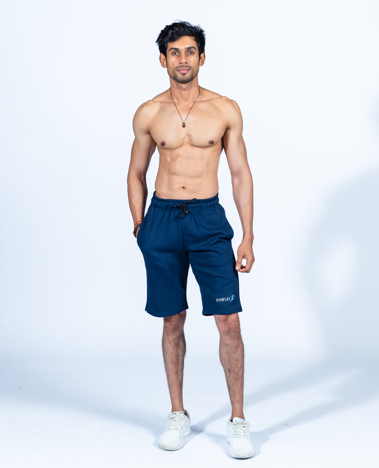 Flex Navy Shorts