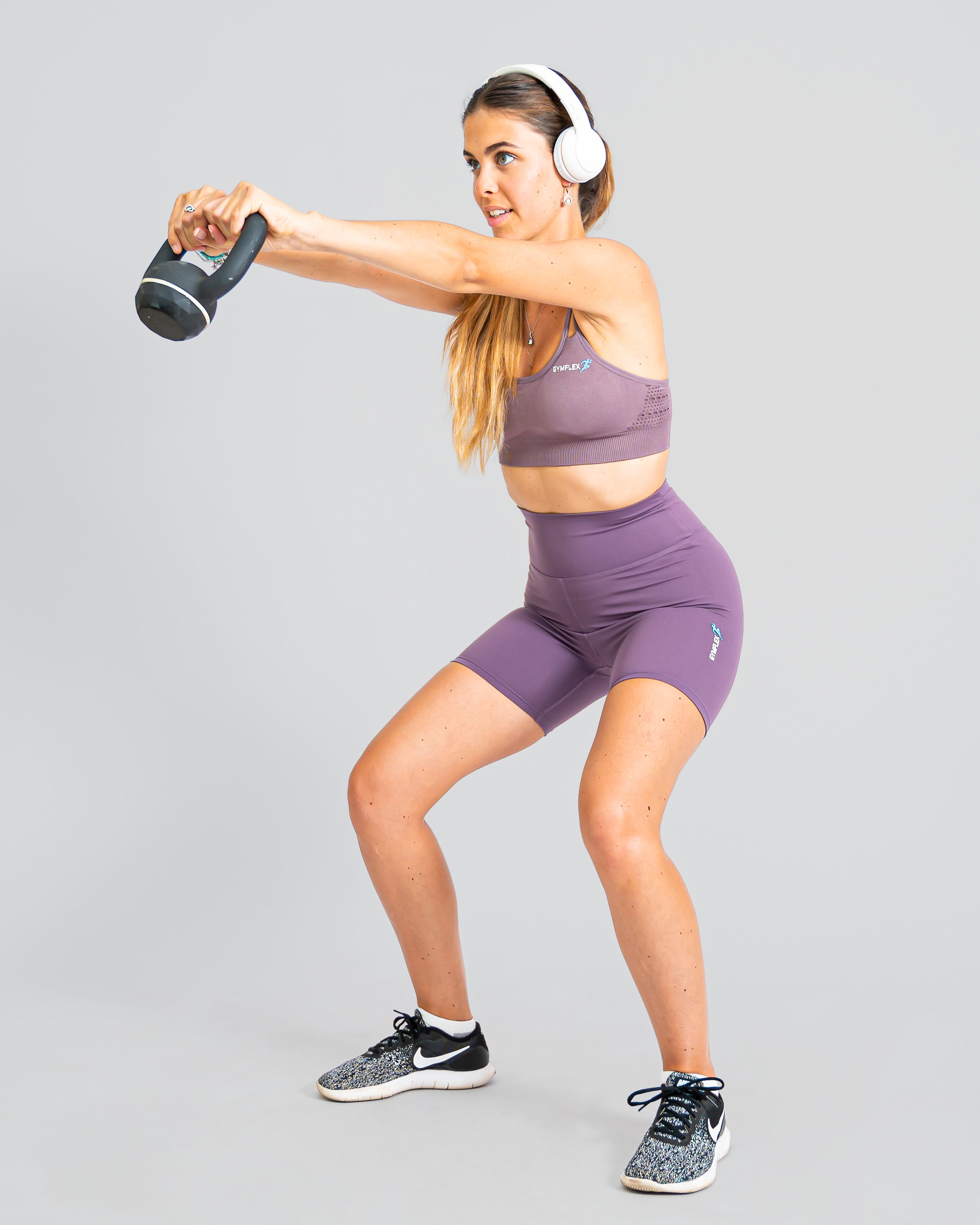 Yoga Shorts - Lavender Purple