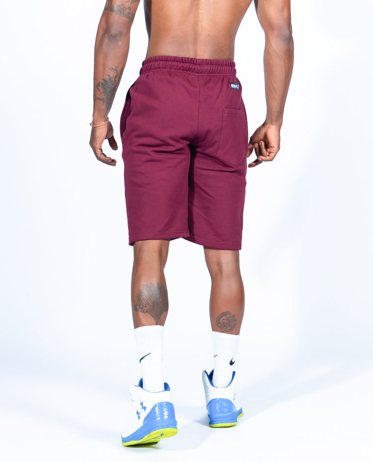 Flex Burgendy Shorts