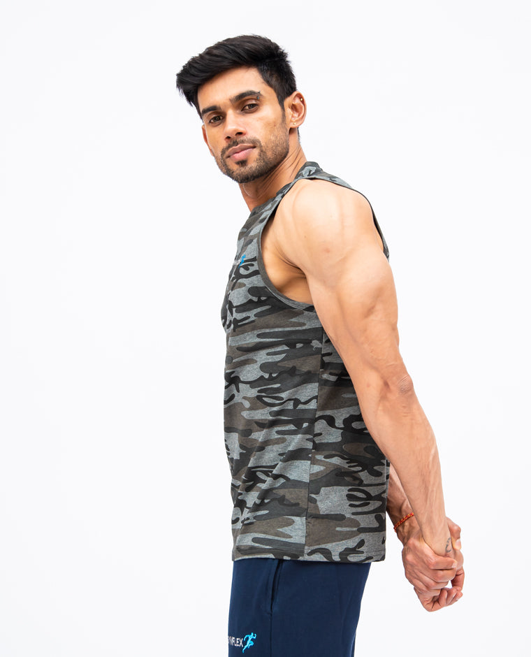 Camo Black Tank